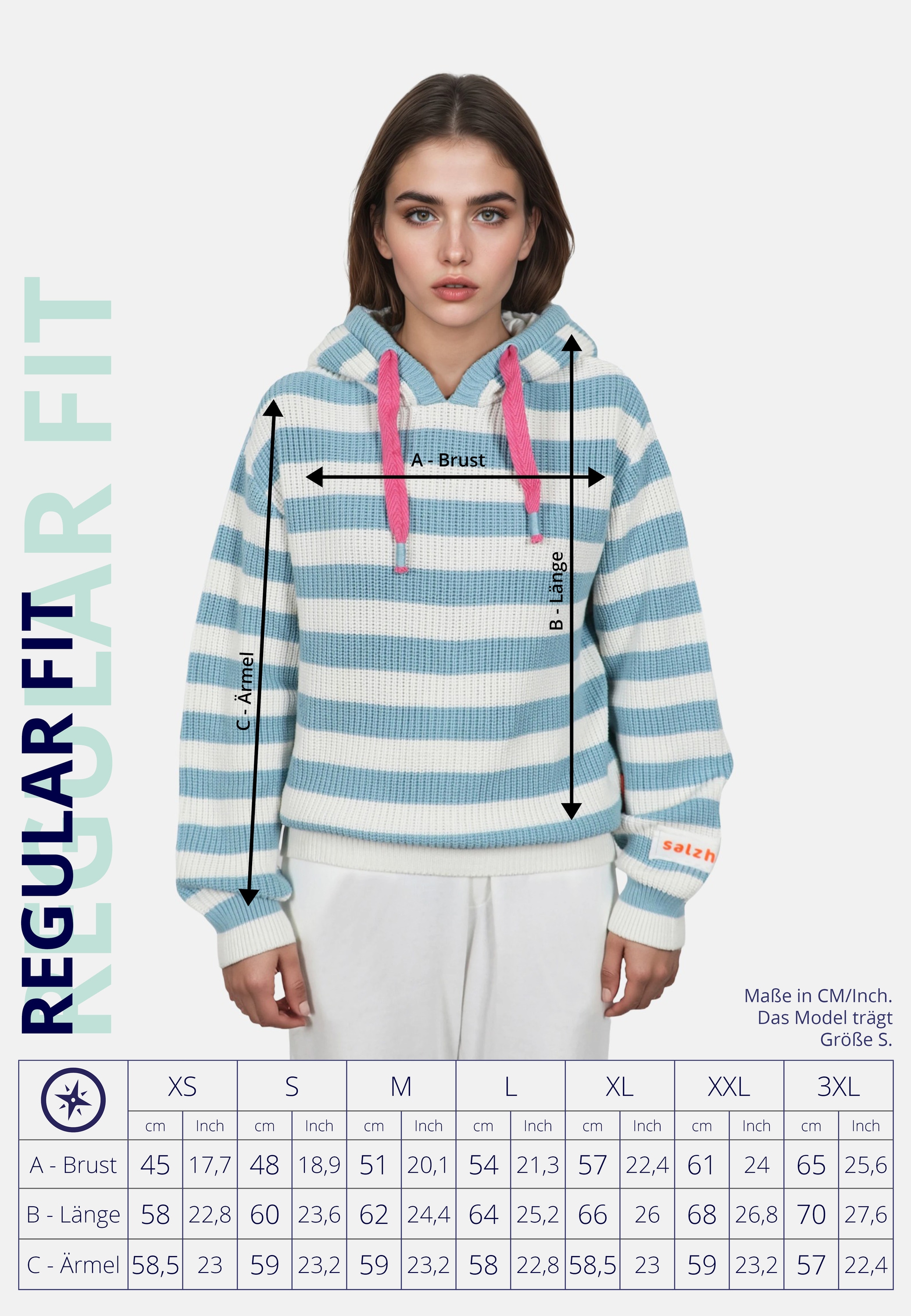 salzhaut Kapuzenpullover »Hoodie VELOZIPEE«