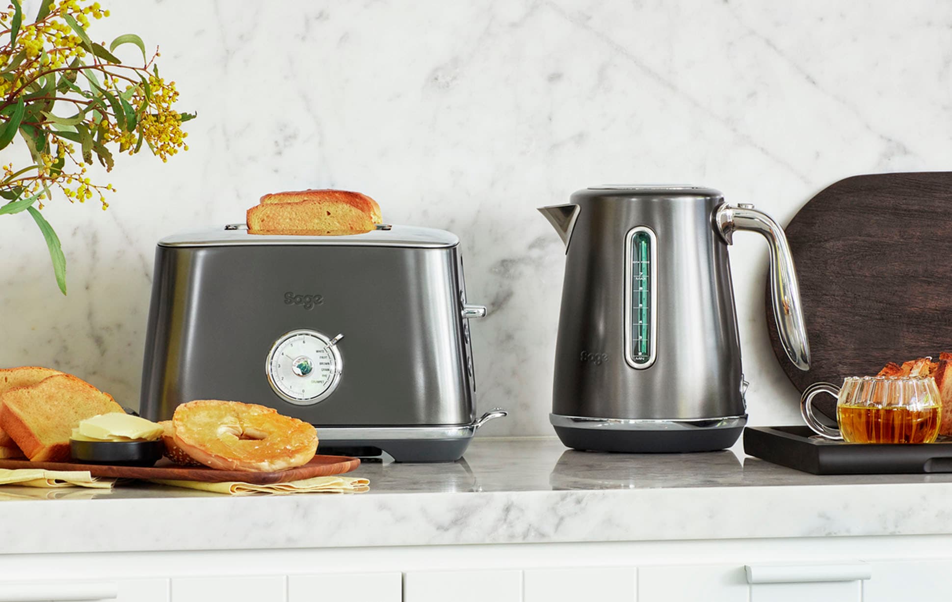 Sage Wasserkocher »SKE735BST«, 1,7 l, 3000 W, the Soft Top Luxe, Black Stainless Steel