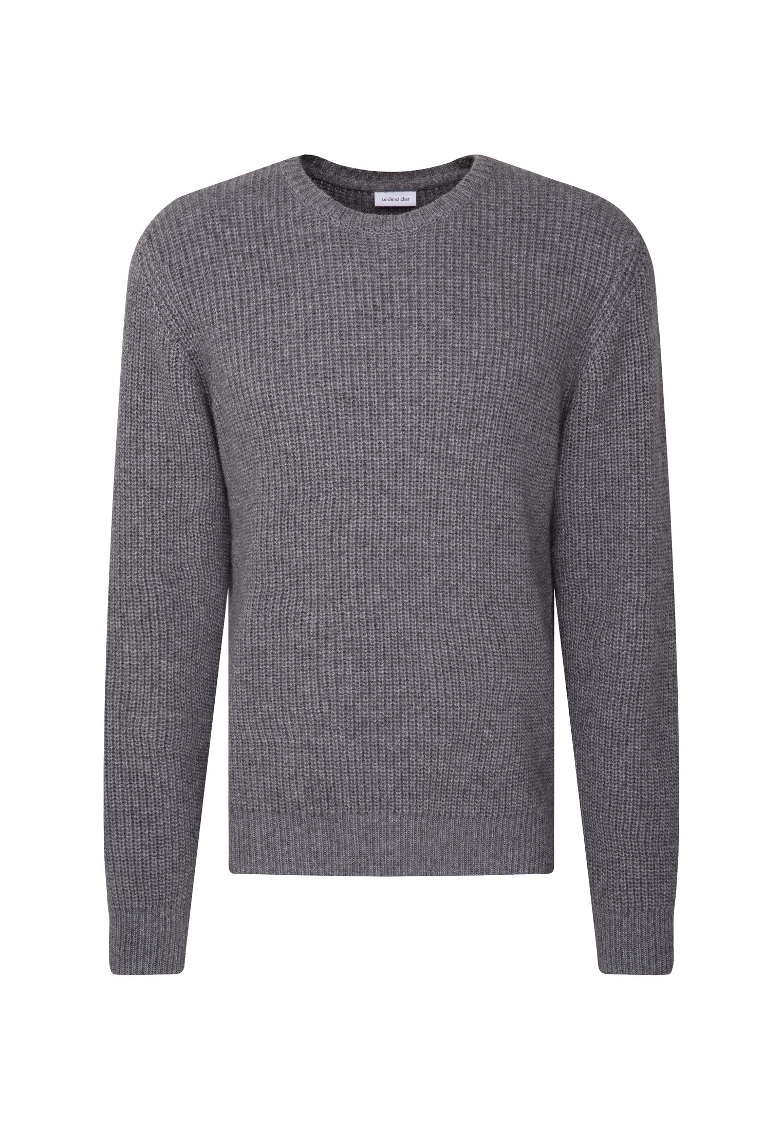 seidensticker Strickpullover »Schwarze Rose« 1/1 Rundhals Uni