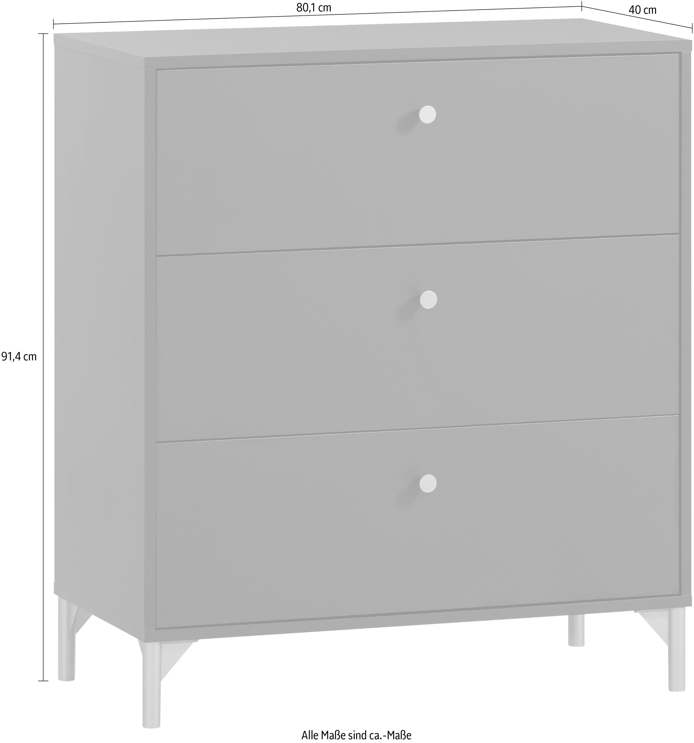 Schildmeyer Kommode »Alfa« 3 Schubladen