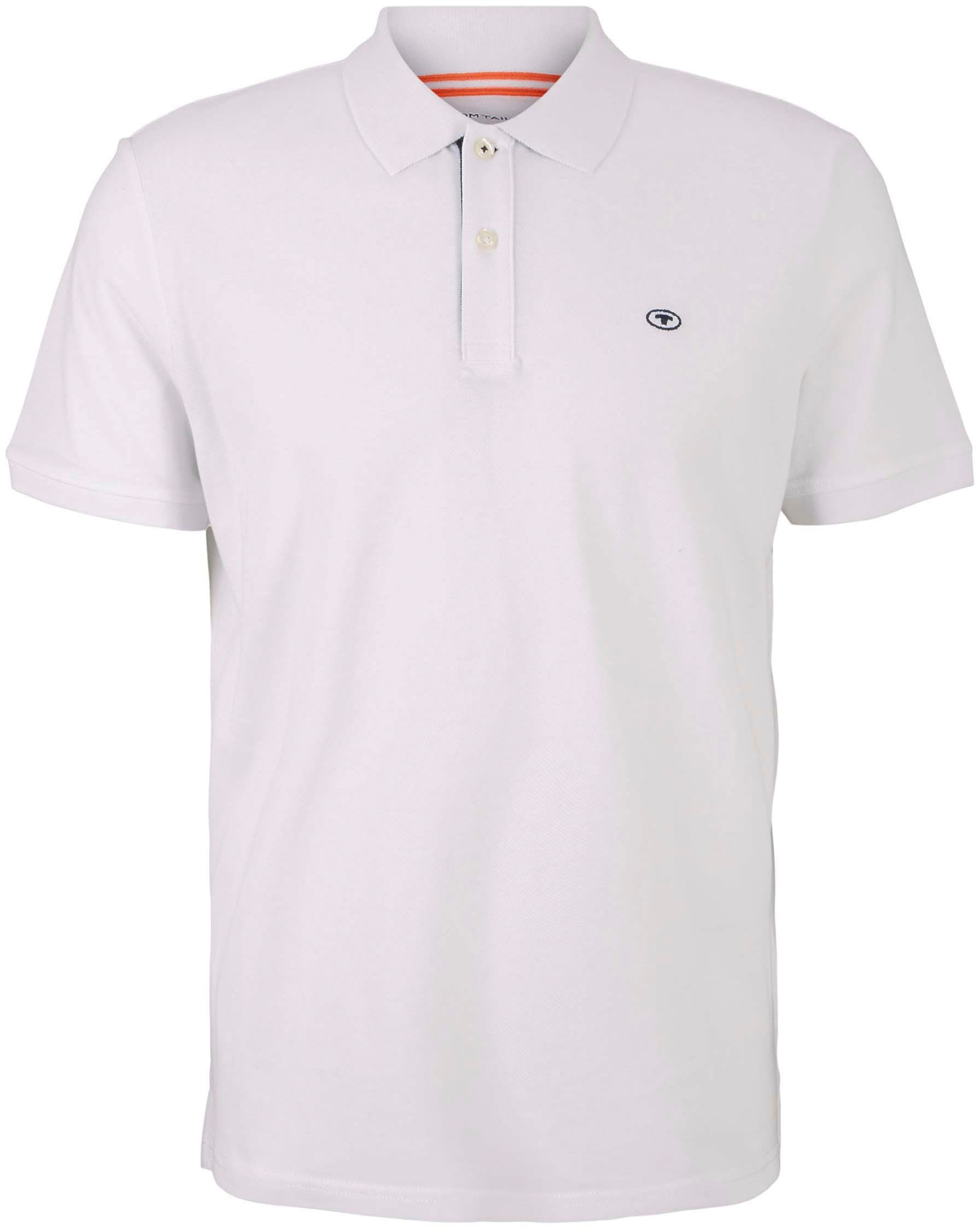 TOM TAILOR Poloshirt, mit kontrastfarbener Knopfleiste und kleinem Logo bei  ♕