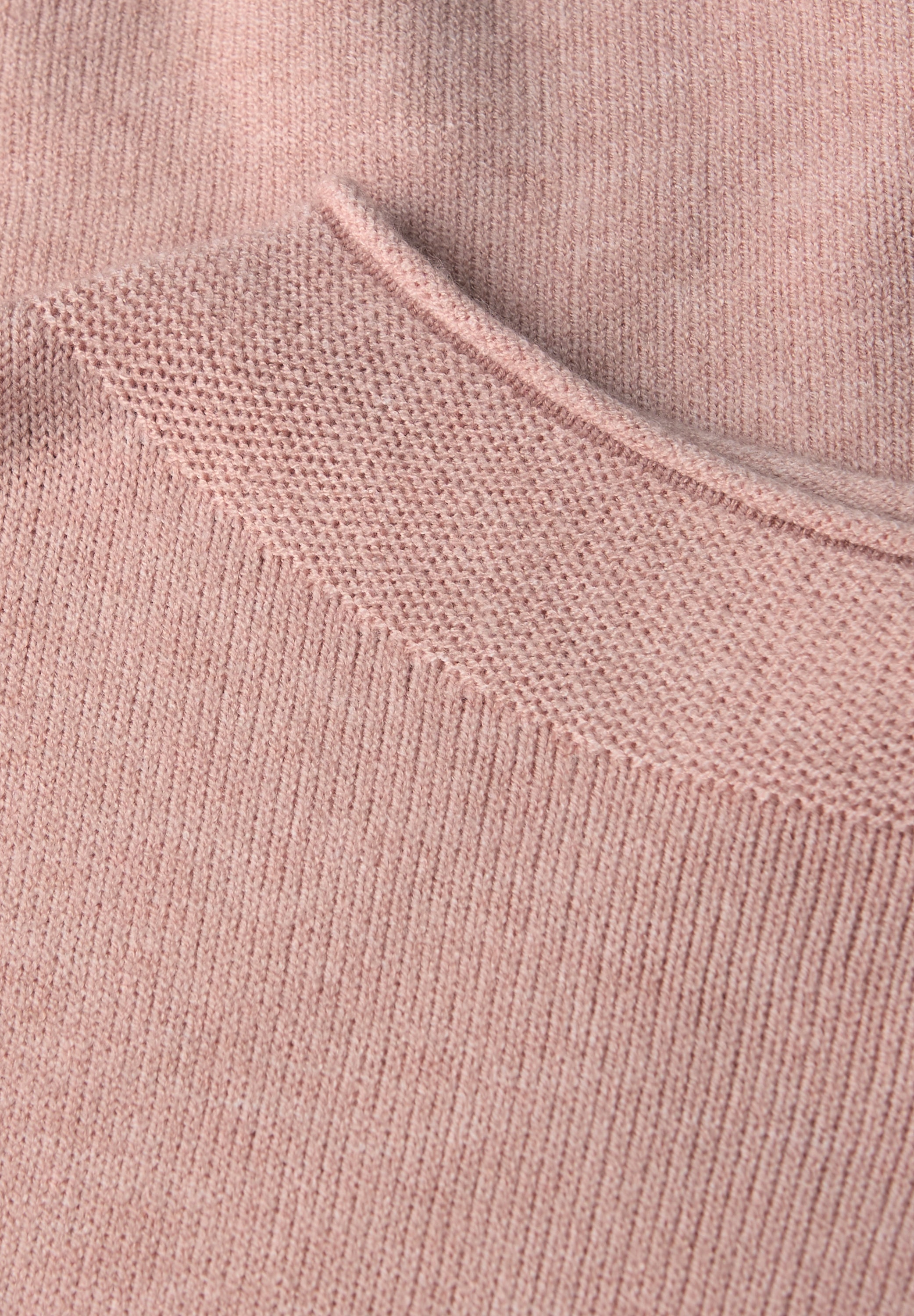 STREET ONE Strickpullover mit feiner Rollkante