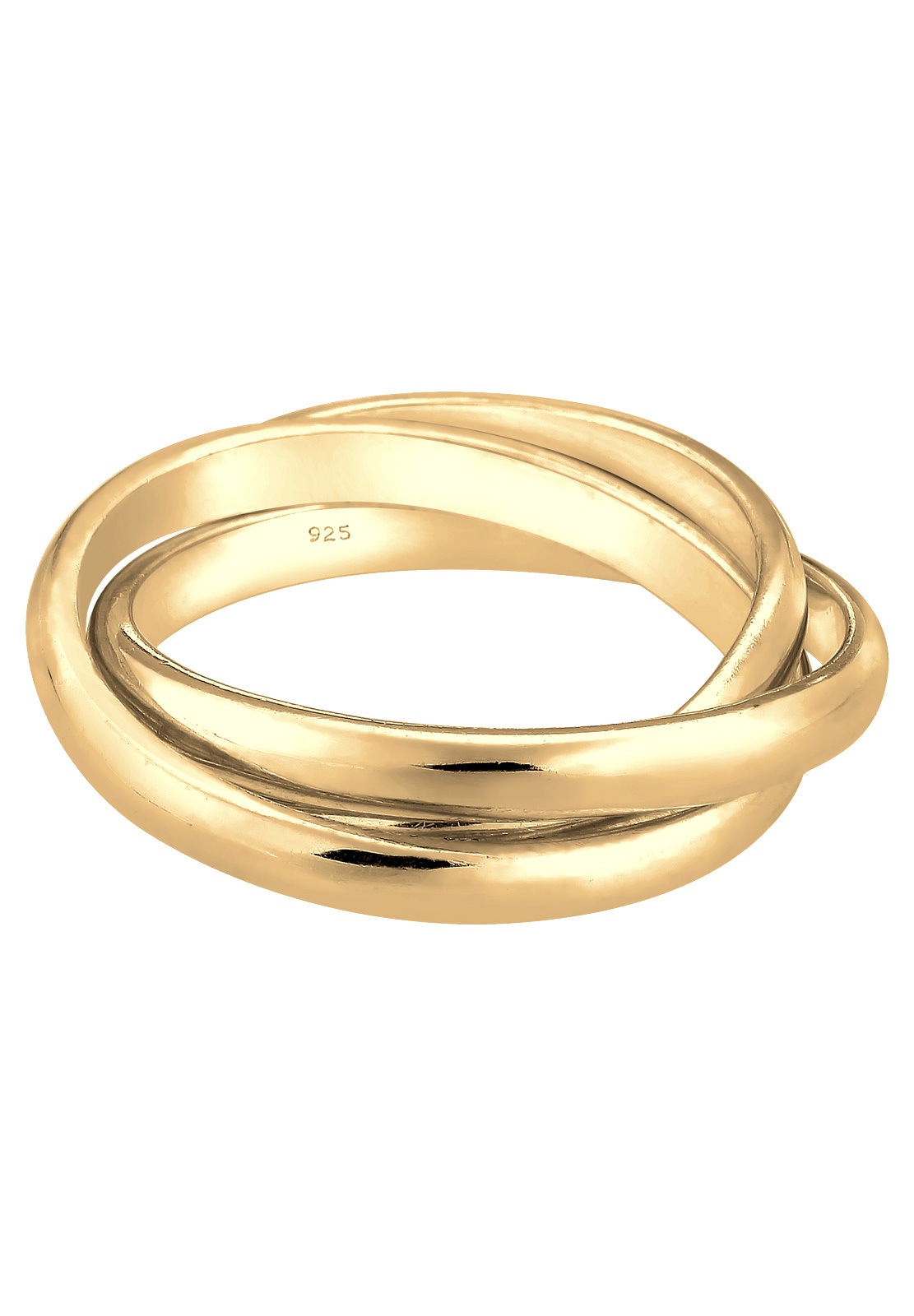 Elli Fingerring »Ring Wickelring Trio Trini Basic 925 Silber«