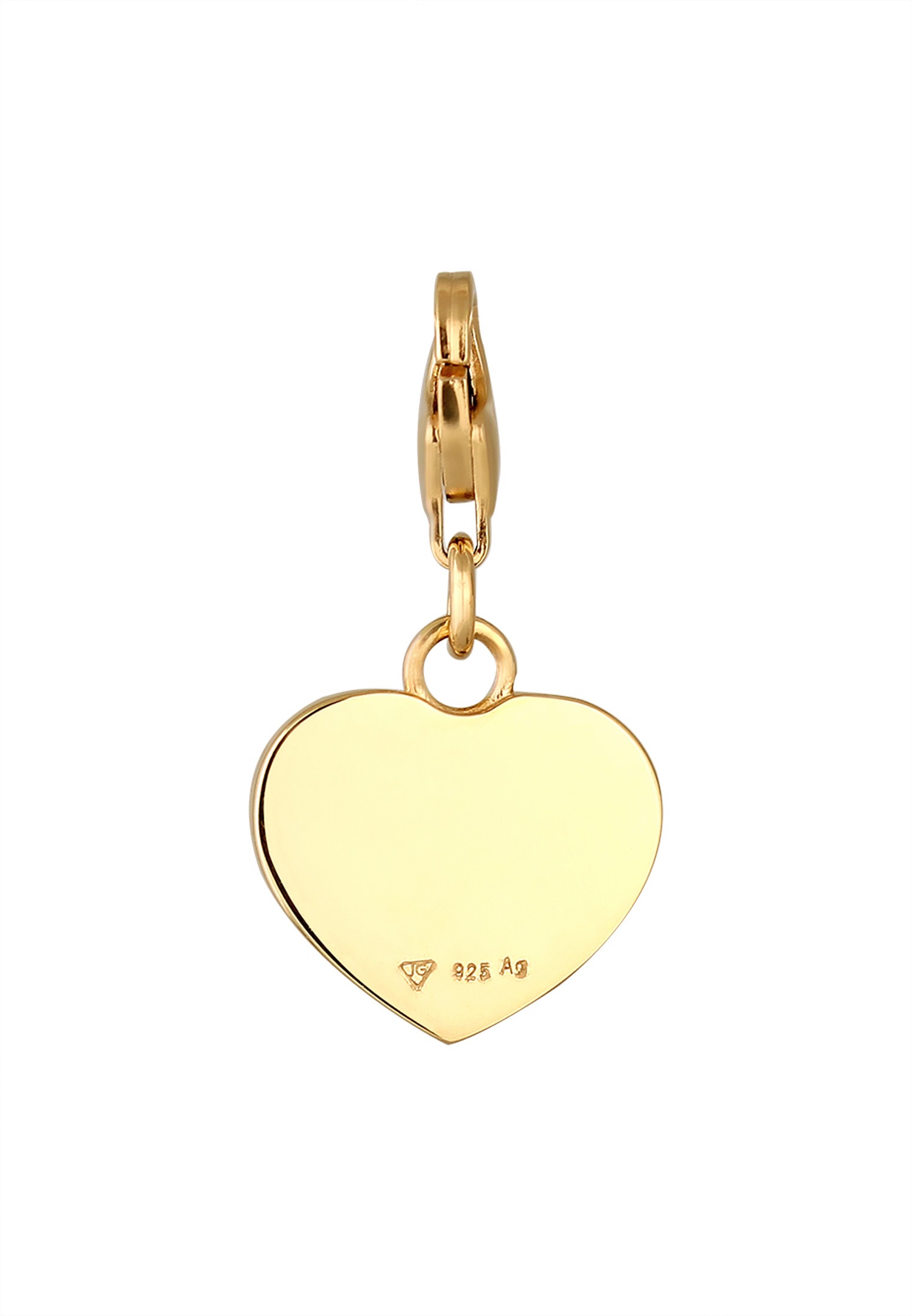 Elli Charm-Einhänger »Charm Charm Herz 925 Sterling Silber«