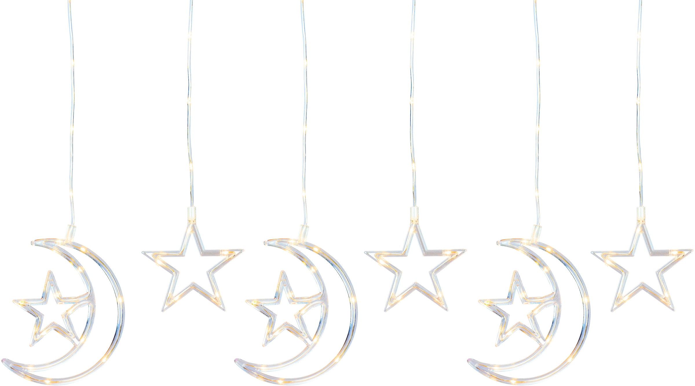 Star-Max LED-Lichtervorhang »Weihnachtsdeko aussen«, mit Rechnung kaufen 8 auf verschiedenen Leuchtfunktionen St.-flammig, 150