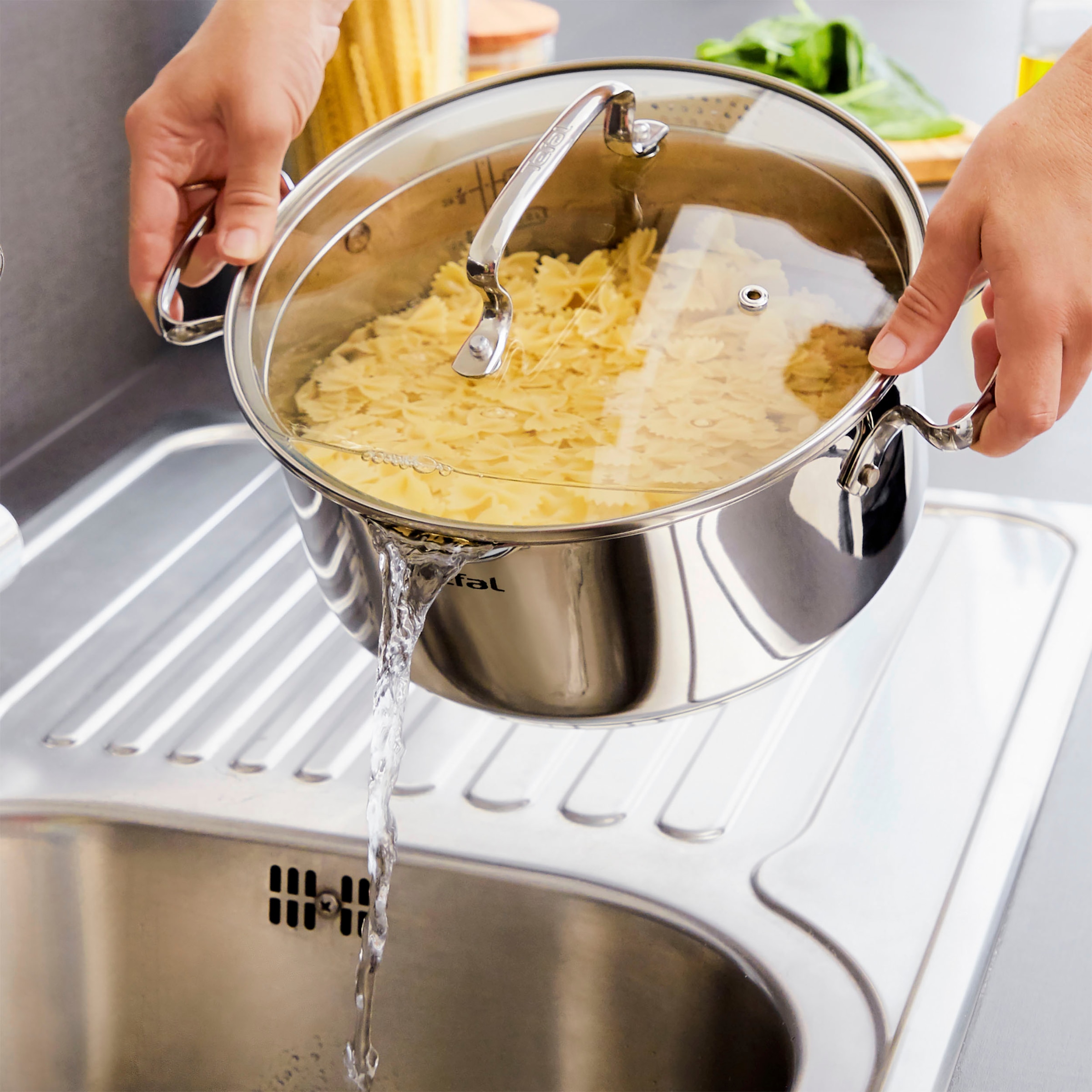 Tefal Kochtopf »Duetto+« Edelstahl 18/10