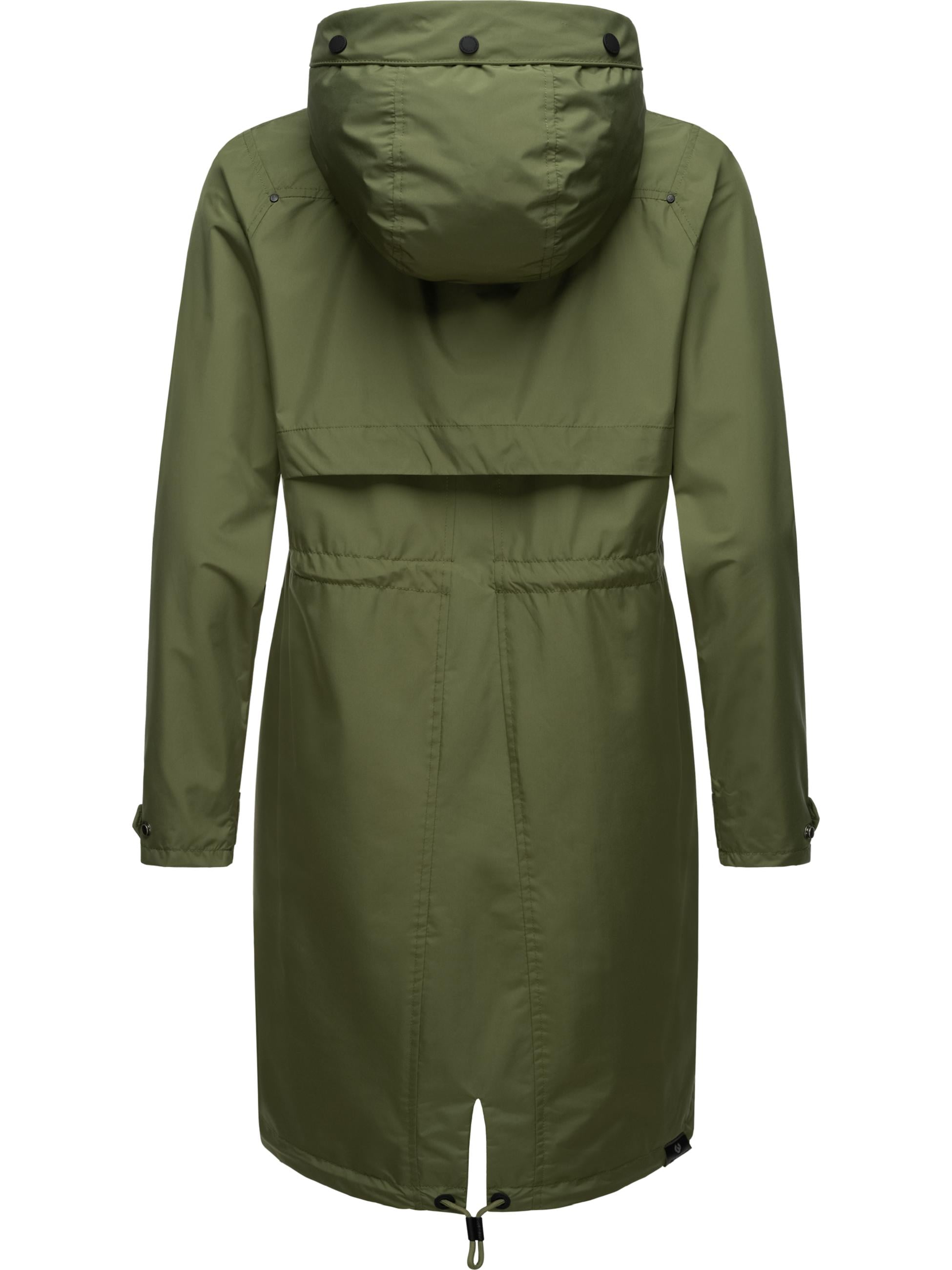 Ragwear Jerseymantel »Jerseymantel Frodik«, Wasserdichter oversized Damen Parka für die Übergangszeit