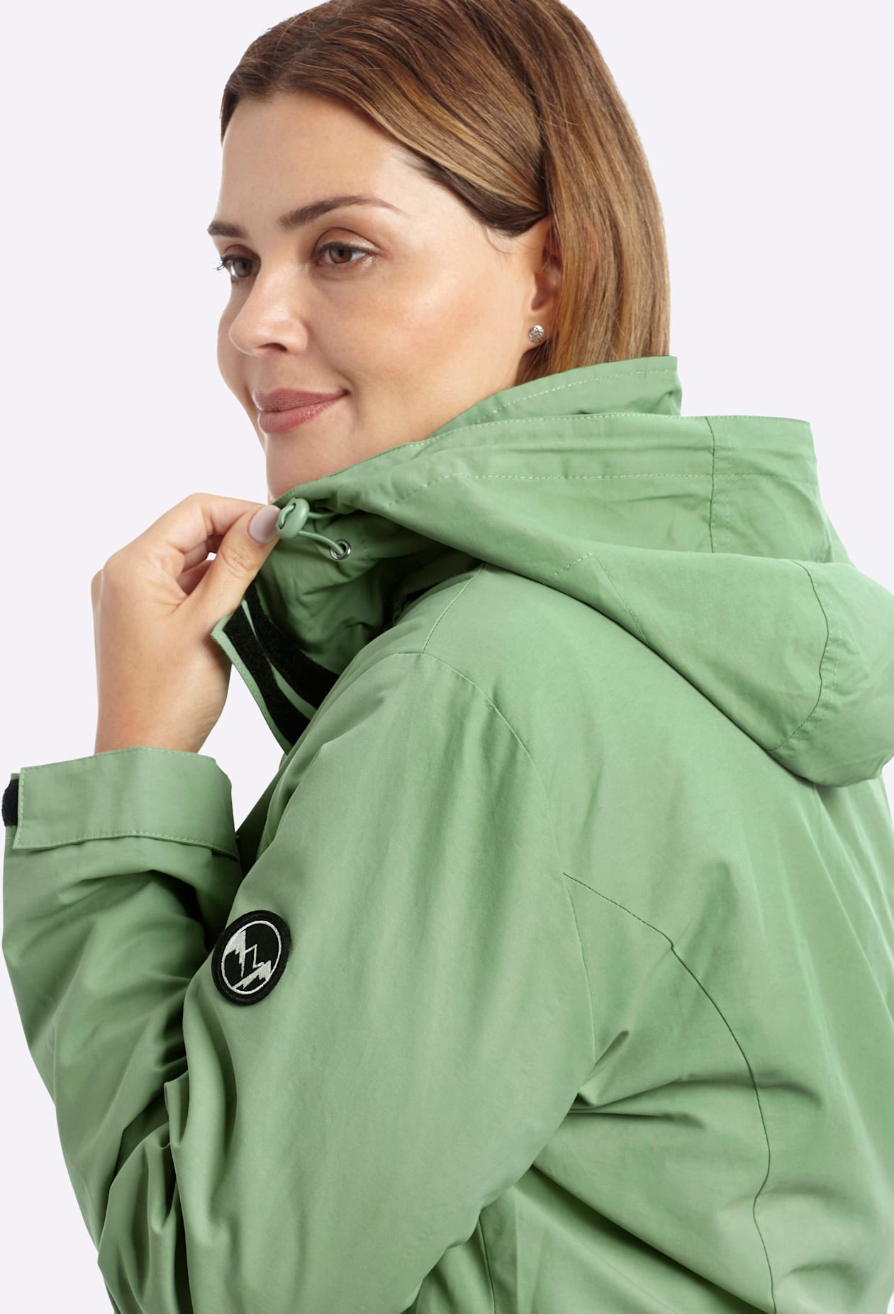Sheego Regenjacke mit Kapuze