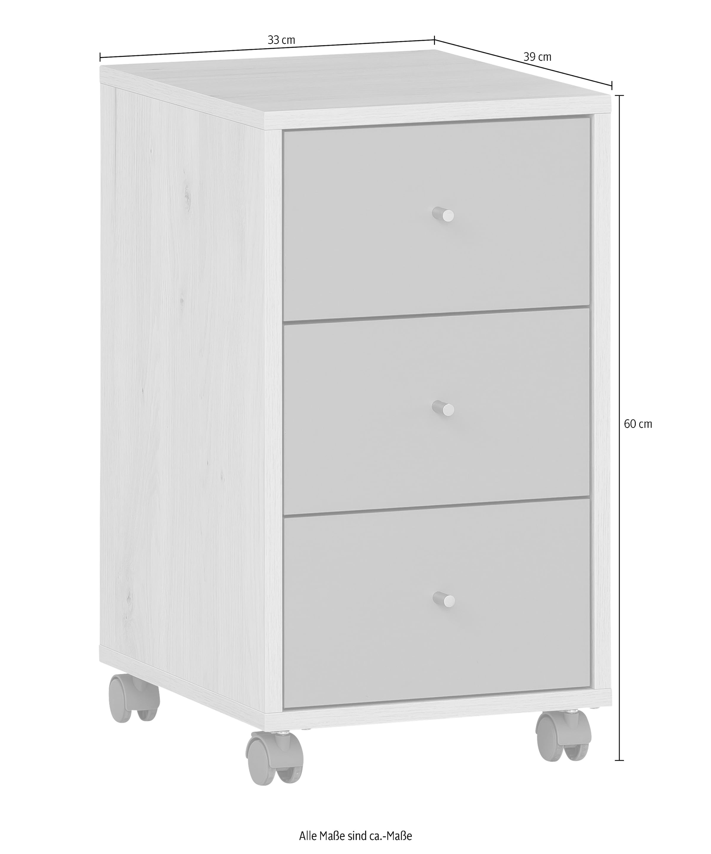 Schildmeyer Rollcontainer »Serie 400«, Rollen feststellbar