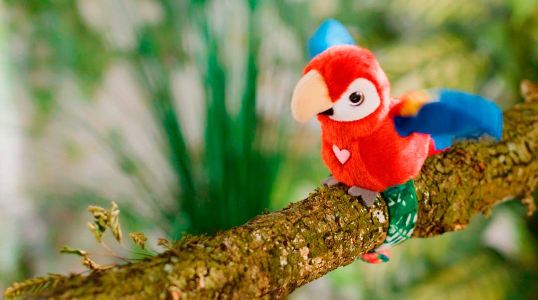 Happy Yappers Plüschfigur »Happy Yappers, Roter Papagei«