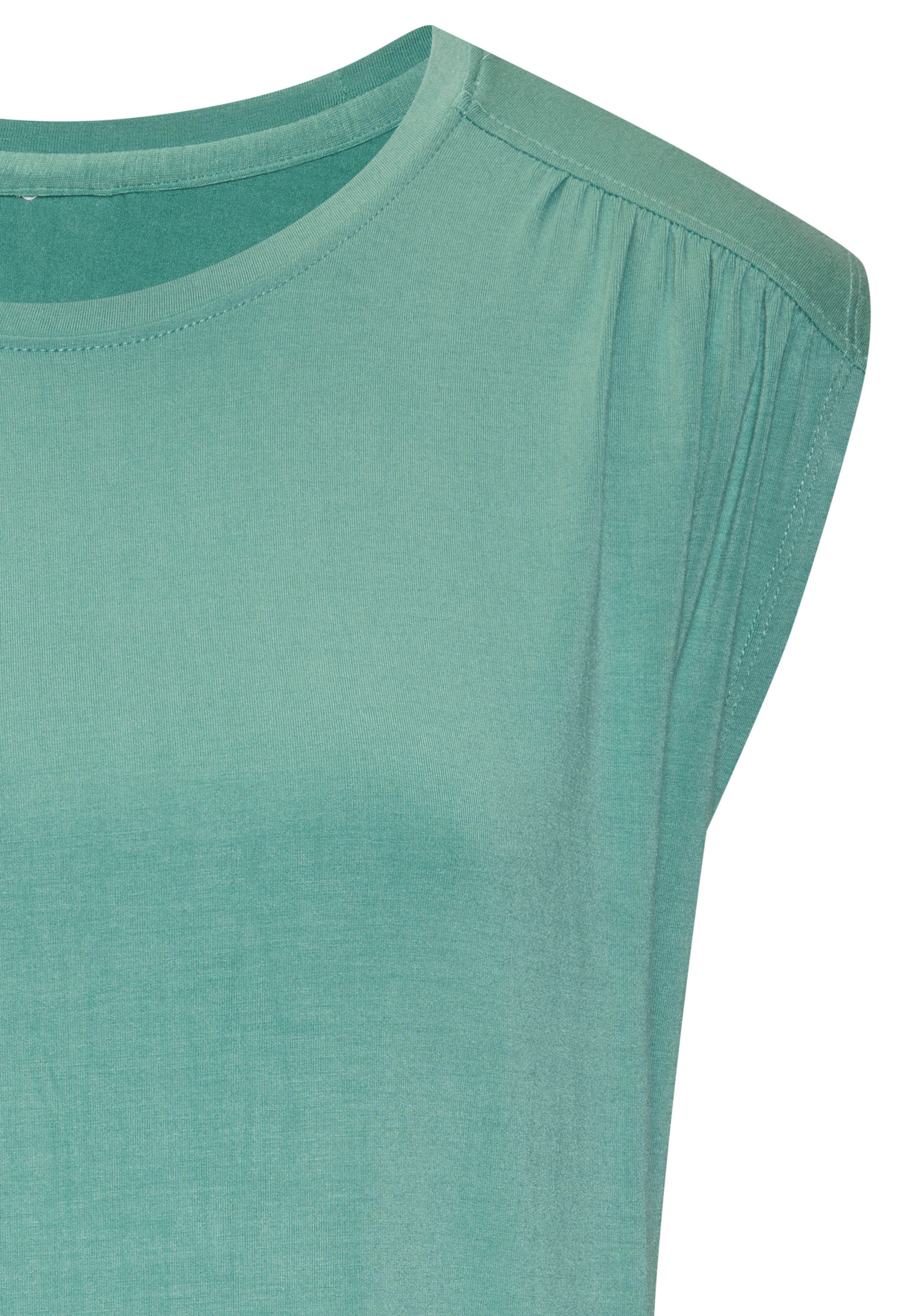 LASCANA Shirttop »mit Schulterraffung«, aus weichem Viskose-Stretch