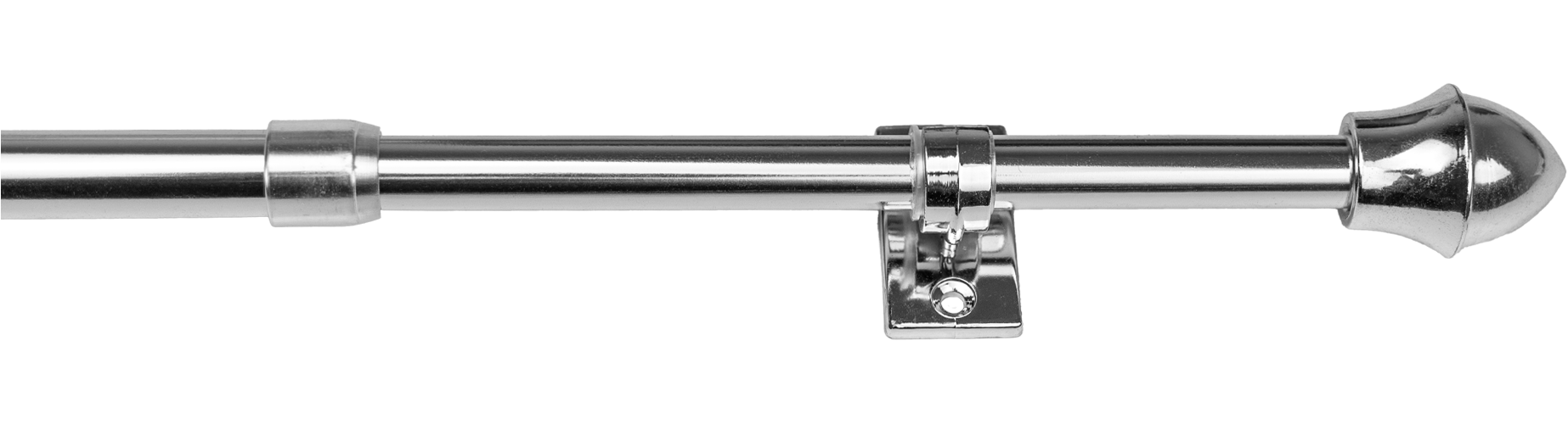 GARESA Scheibenstange »BAROCK« Ø 13 mm 1 läufig-läufig ausziehbar Montage zum Schrauben oder klemmen, ausziehbar