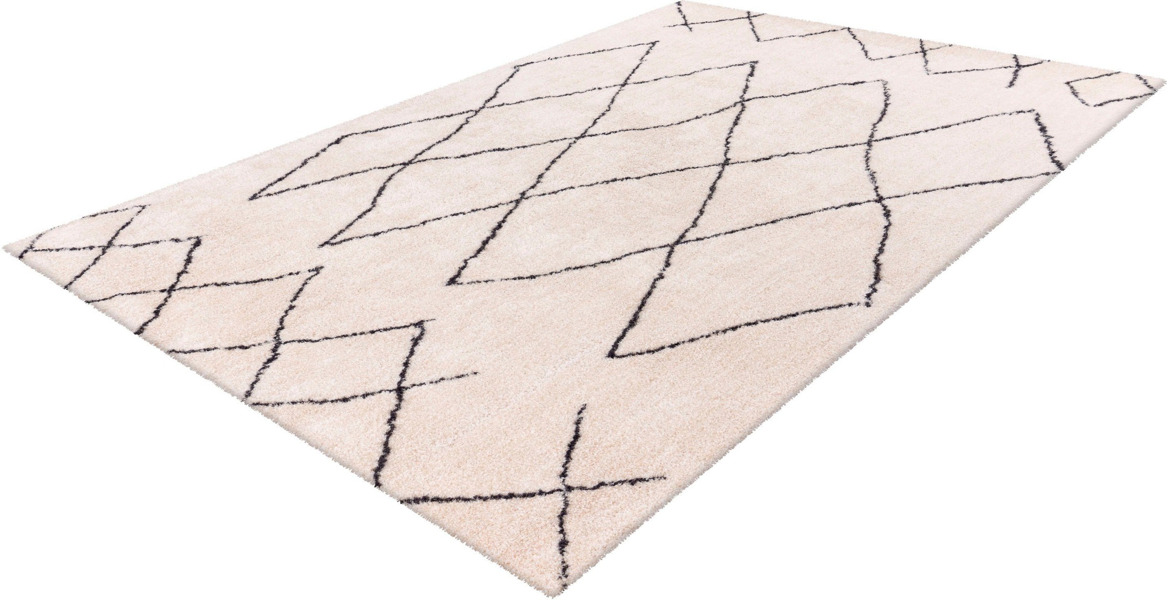 calo-deluxe Hochflor-Teppich »Elvar-4000«, rechteckig, 27 mm Höhe, besonders weich durch Microfaser, Wohnzimmer