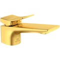 Ideal Standard Waschtischarmatur »Check«, (2 St.), mit Ablaufgarnitur, Brushed Gold