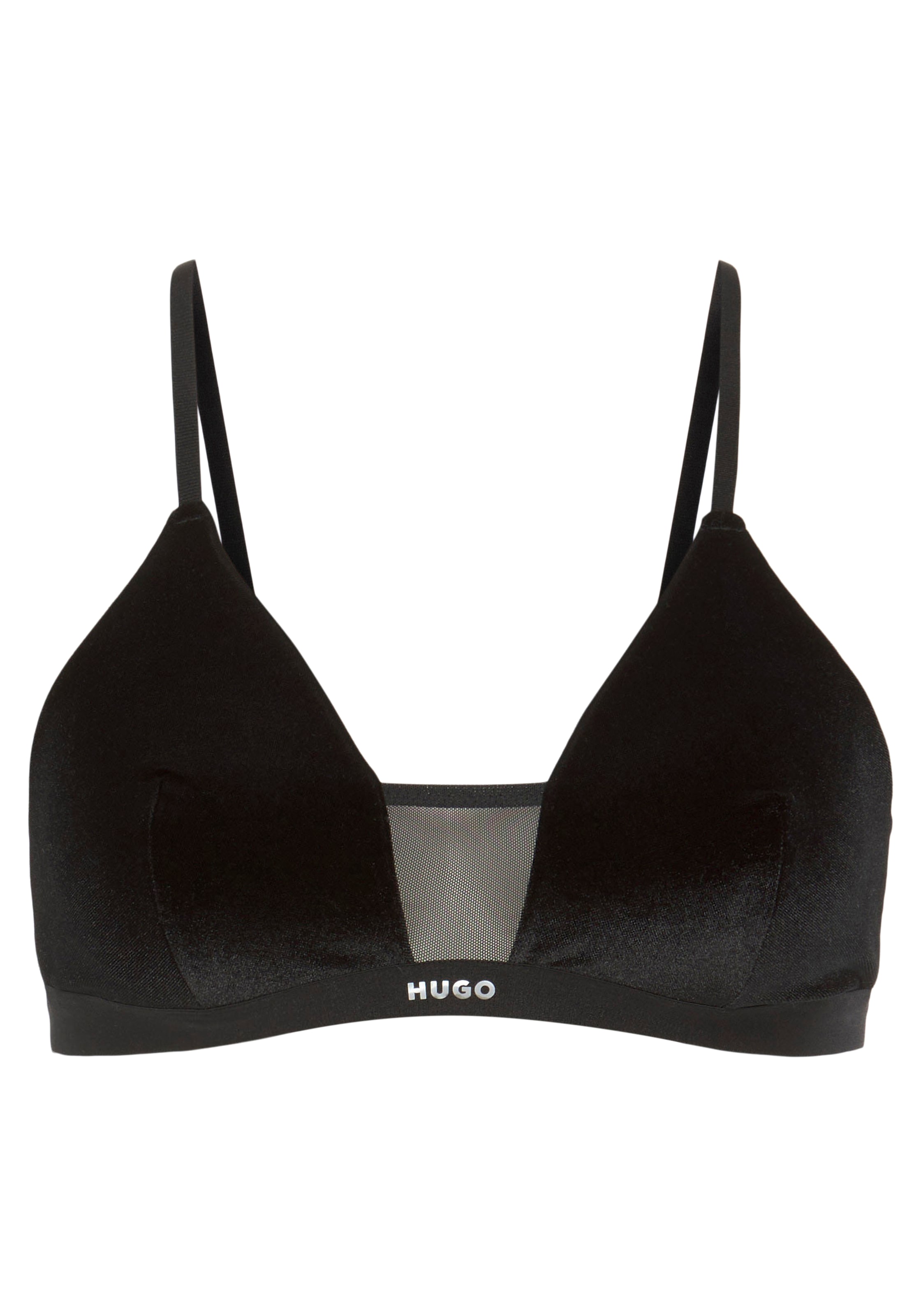 HUGO - Two-pack of stretch-modal bralettes with logo details