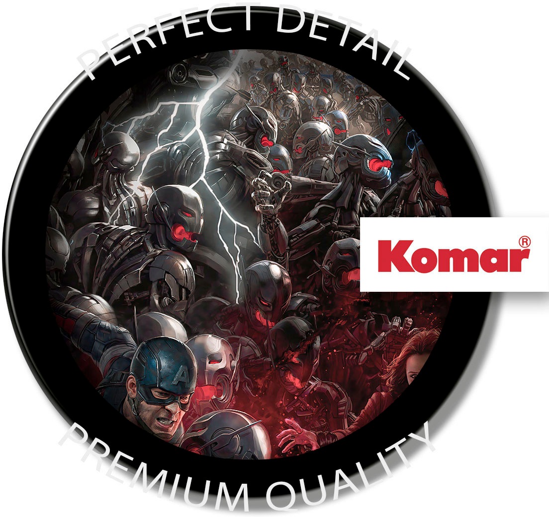 Komar Leinwandbild »Avengers War - Größe 60 x 40 cm«, Disney, (1 St., 60 x 40 cm (Breite x Höhe), Keilrahmenbild mit Echtholzrahmen, Kinderzimmer