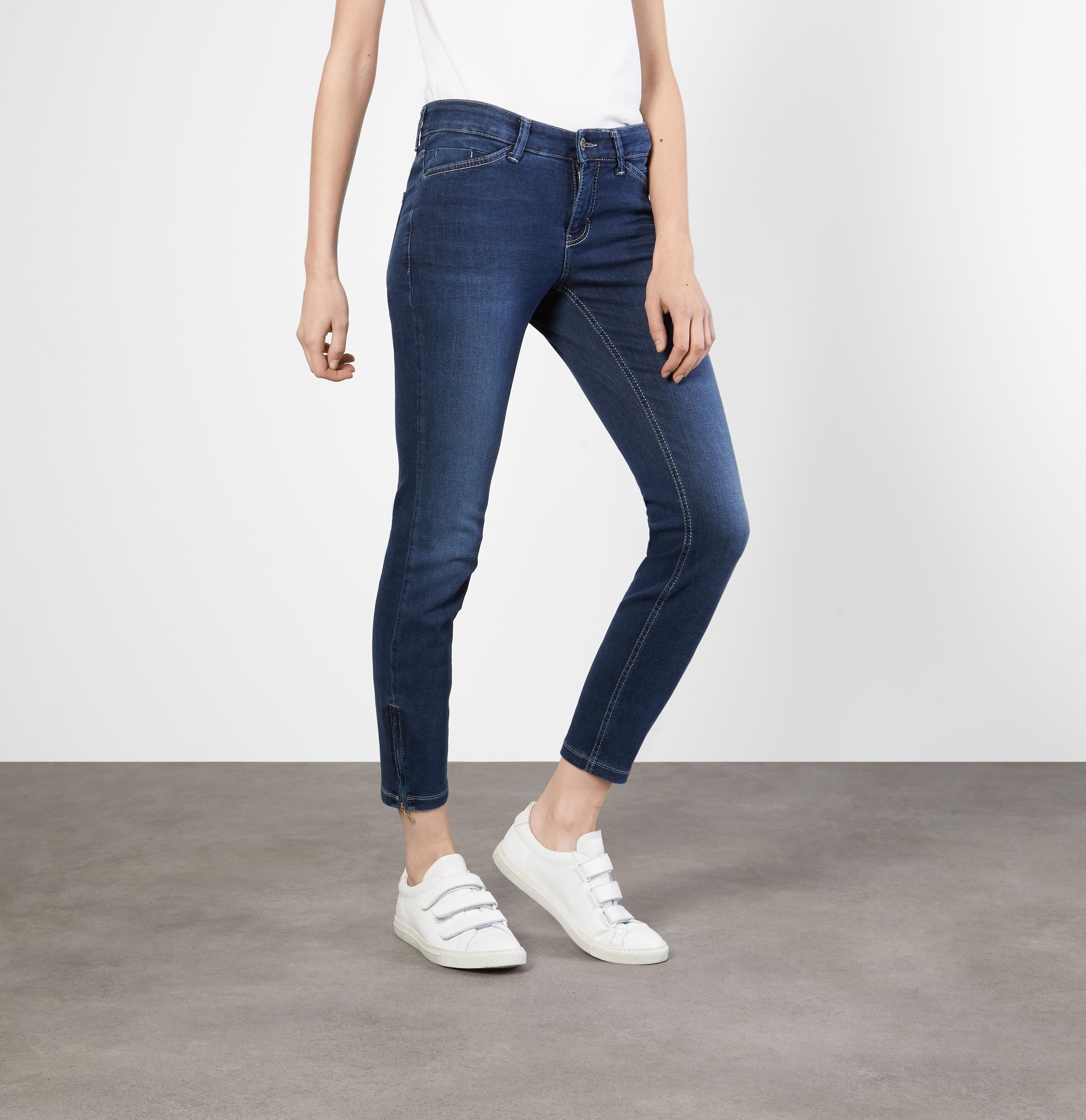 MAC 7/8-Jeans »Dream Chic«, verkürzte Form mit Reißverschluss