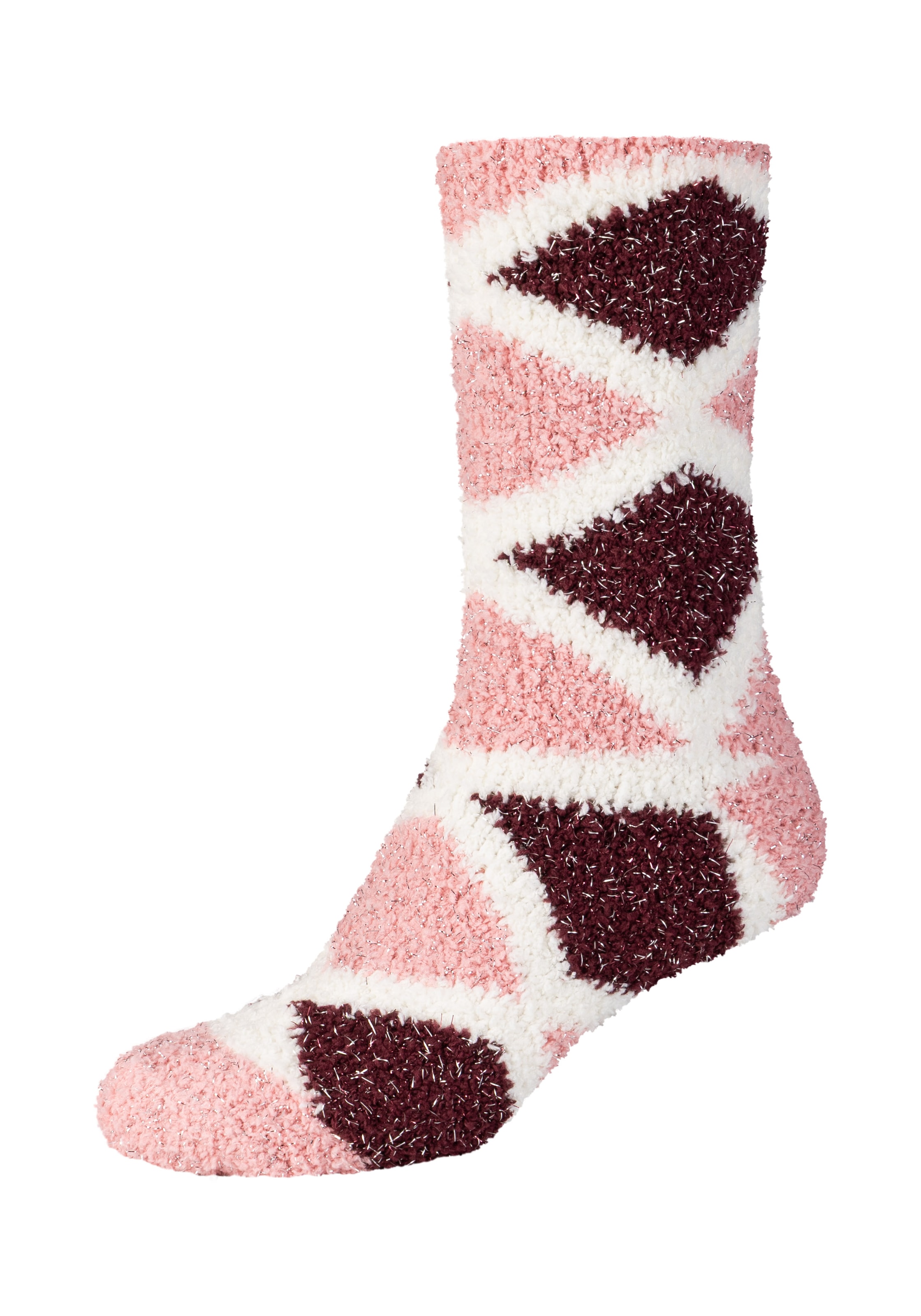 Camano Socken gemustert, wärmende, kuschelige Qualität