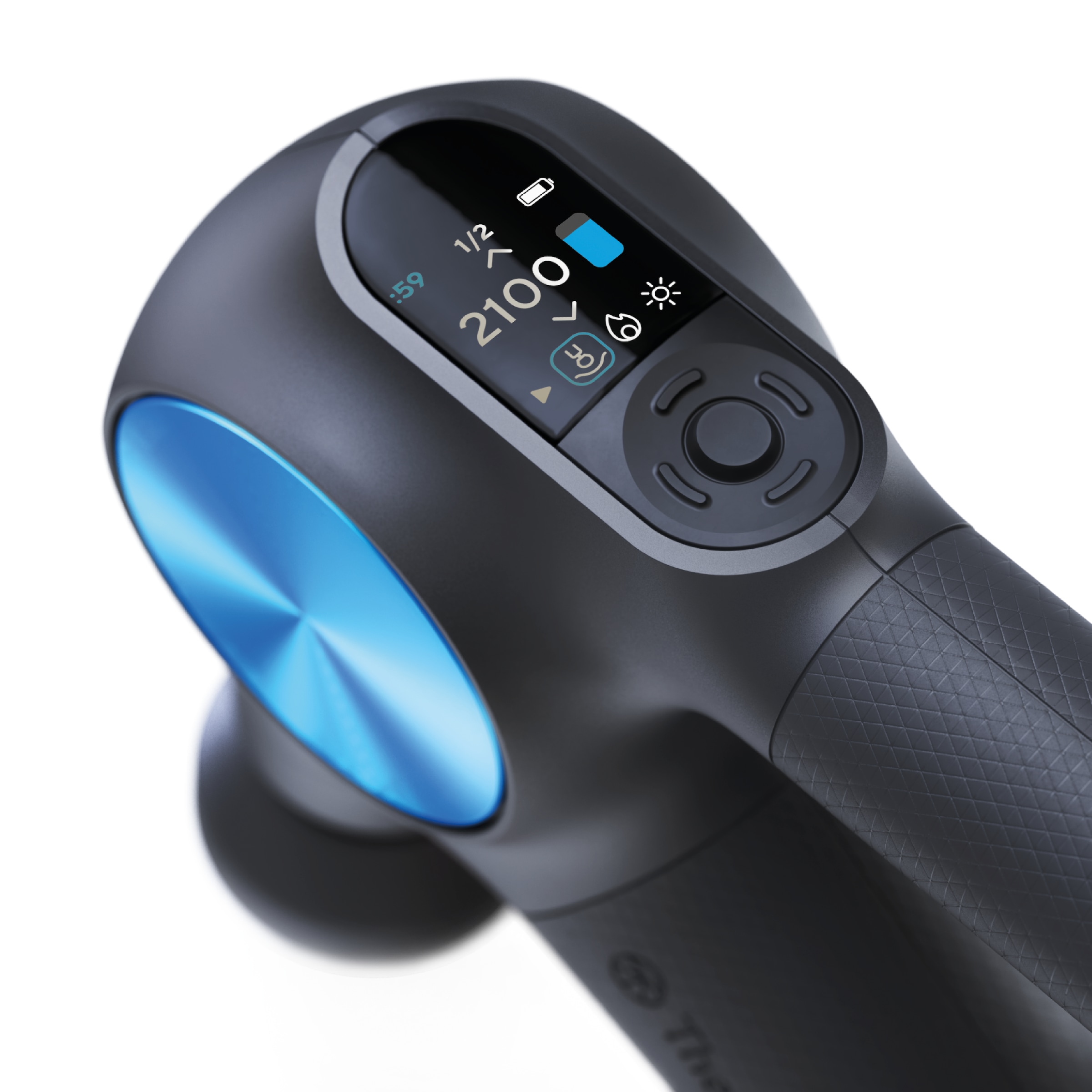 Therabody Massagepistole »Theragun PRO Plus Schmerzlinderung, Regeneration, wissensch. erwiesen«, Massage-, Vibrations-, Wärmetherapie, Pulsmessung, App-Steuerung