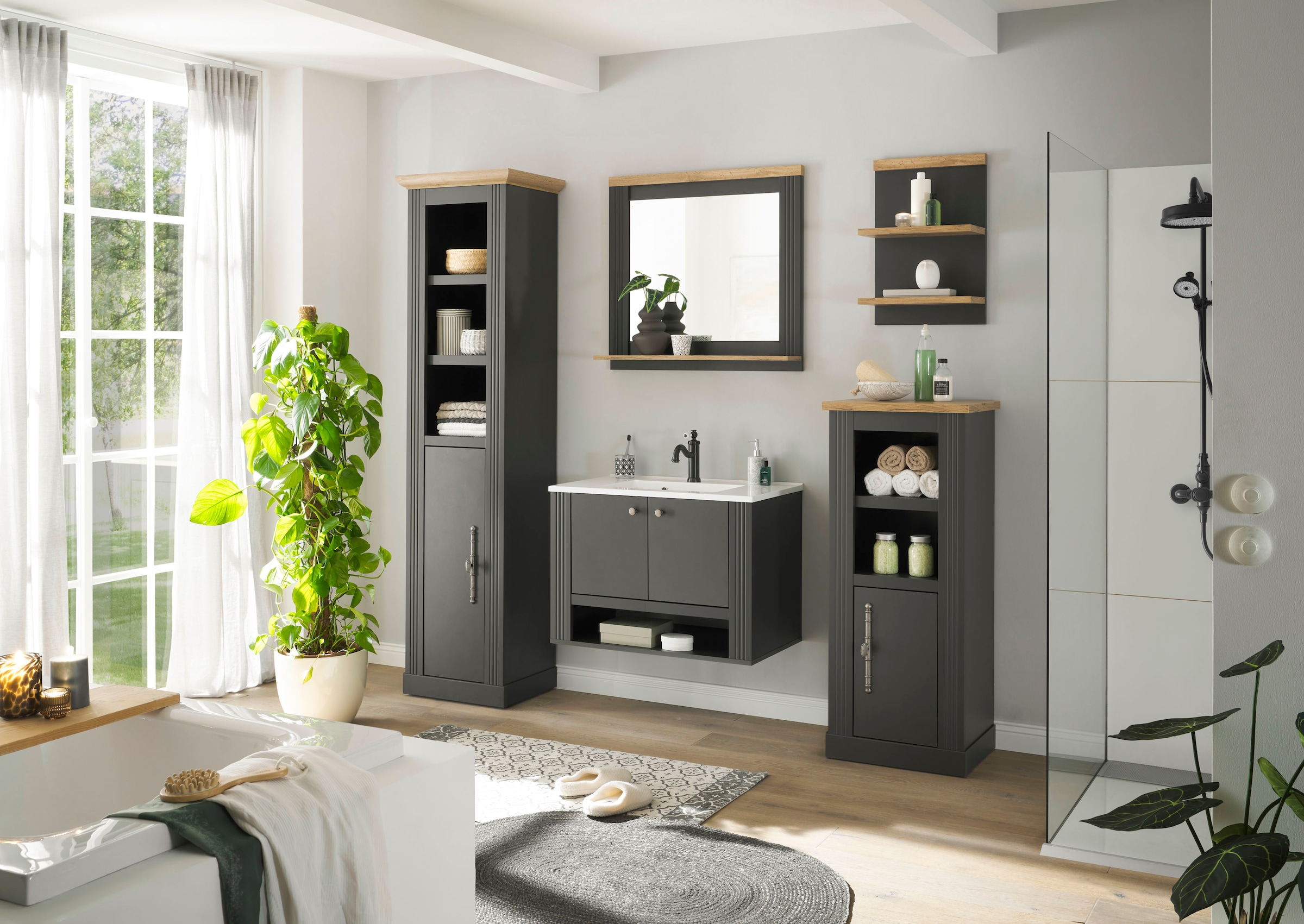 Home affaire Waschtisch »WESTMINSTER«, (1 St.), im romantischen Landhausstil