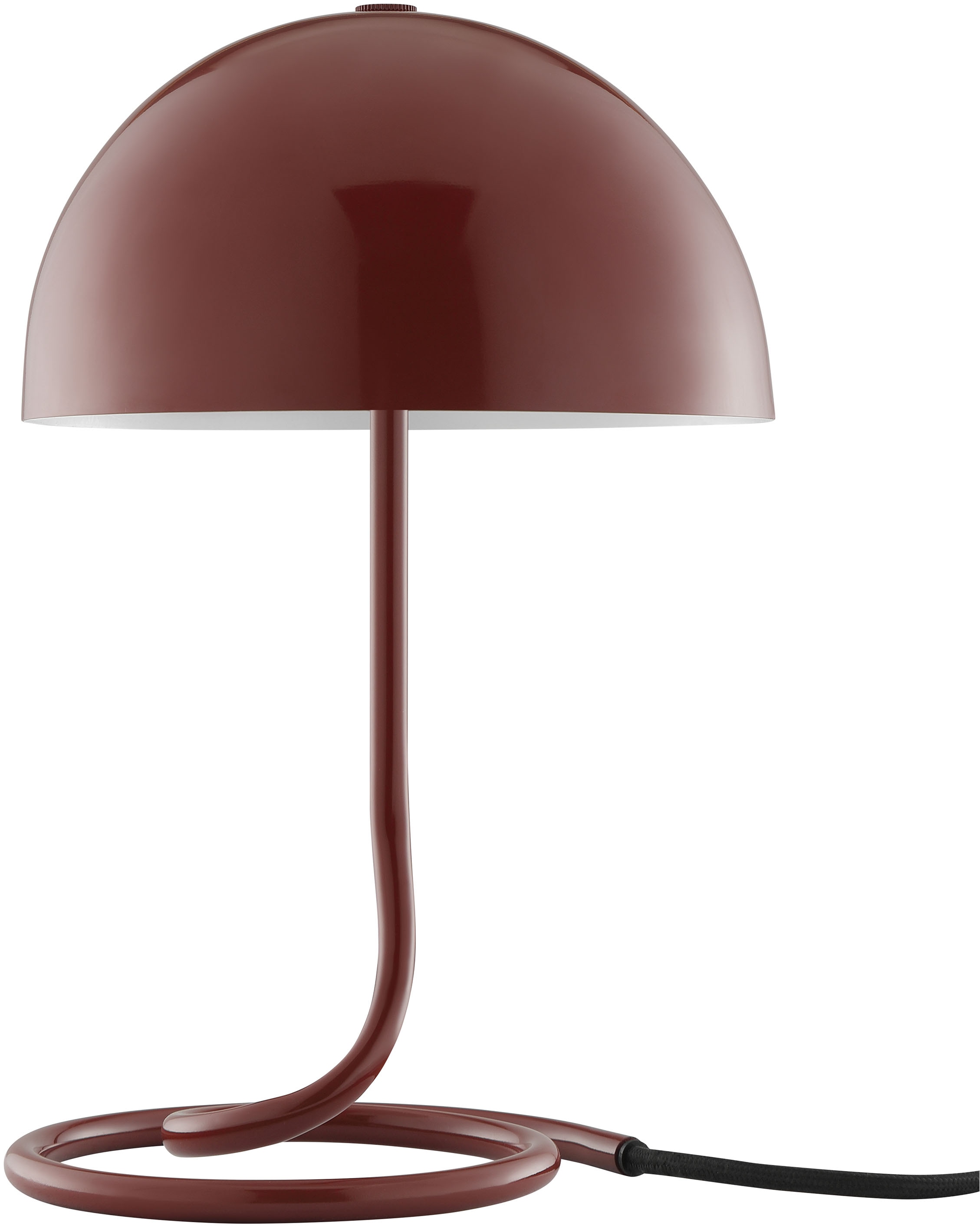 OTTO home Tischleuchte »Charlett Pilz Lampe« G9 1 Stk. Tischlampe, Ø 20 cm, Höhe 31 cm, Metall, Spiralfuß, Pilzleuchte, G9