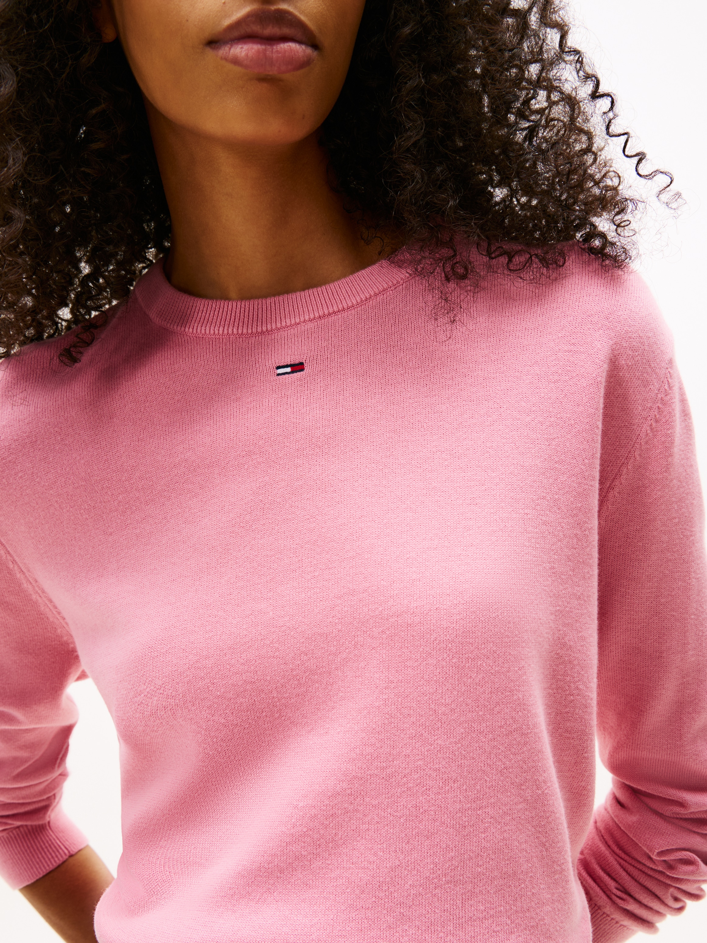 Tommy Jeans Strickpullover »TJW ESSENTIAL CREW SWEATER EXT«