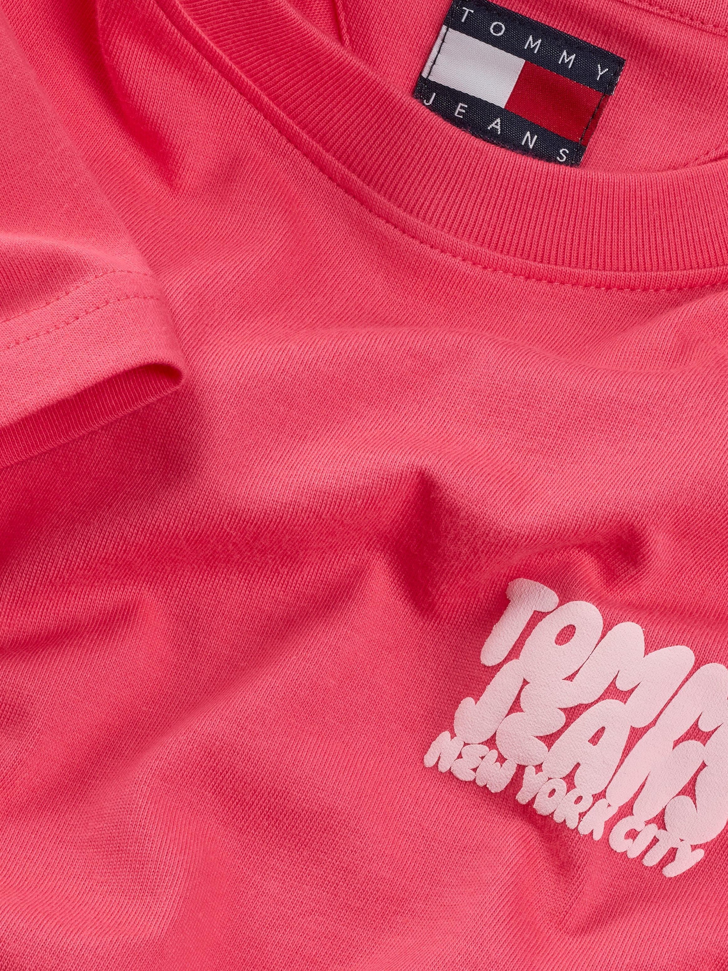 Tommy Jeans T-Shirt »TJW REG TJ BUBBLE TEE«, mit Logodruck
