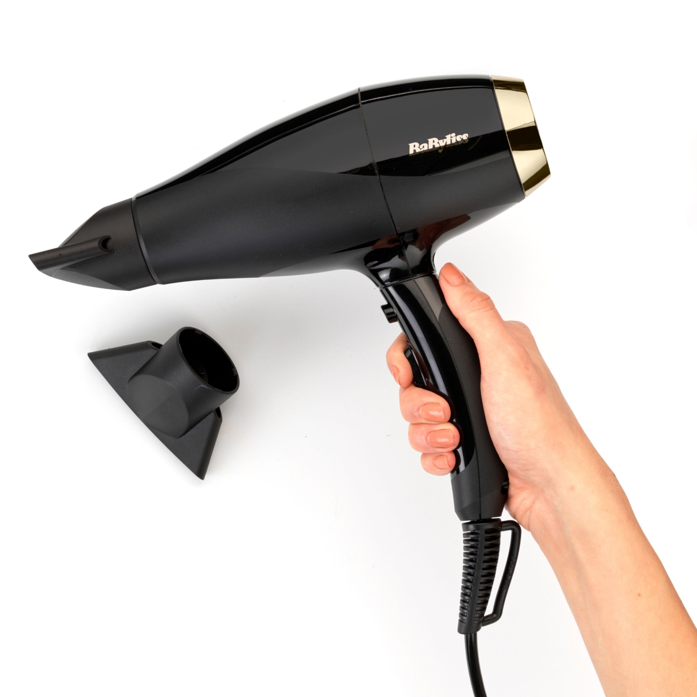BaByliss Ionic-Haartrockner »BaByliss Super Pro 2300 Profi-Haartrockner, 6714E« 2.300 W 2 Aufsätze 2300W, Ionen-Technologie, Föhn mit 2 Aufsätzen, Made in Italy