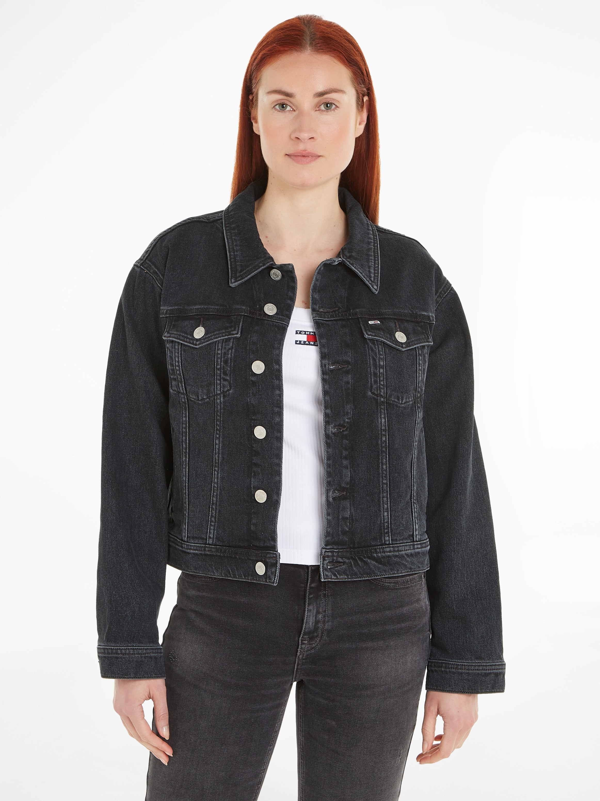 Jeansjacke »MOM CLS JACKET CG4181«, mit Logpatch