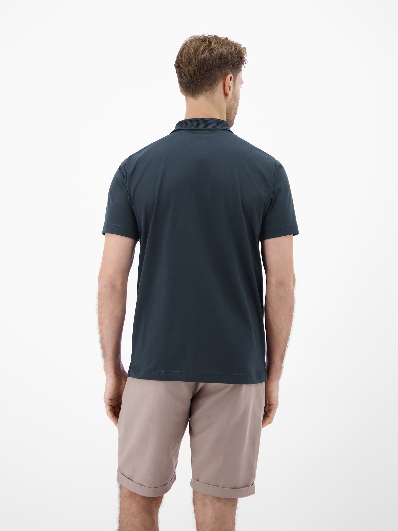 LERROS Poloshirt mit Logo Stickerei