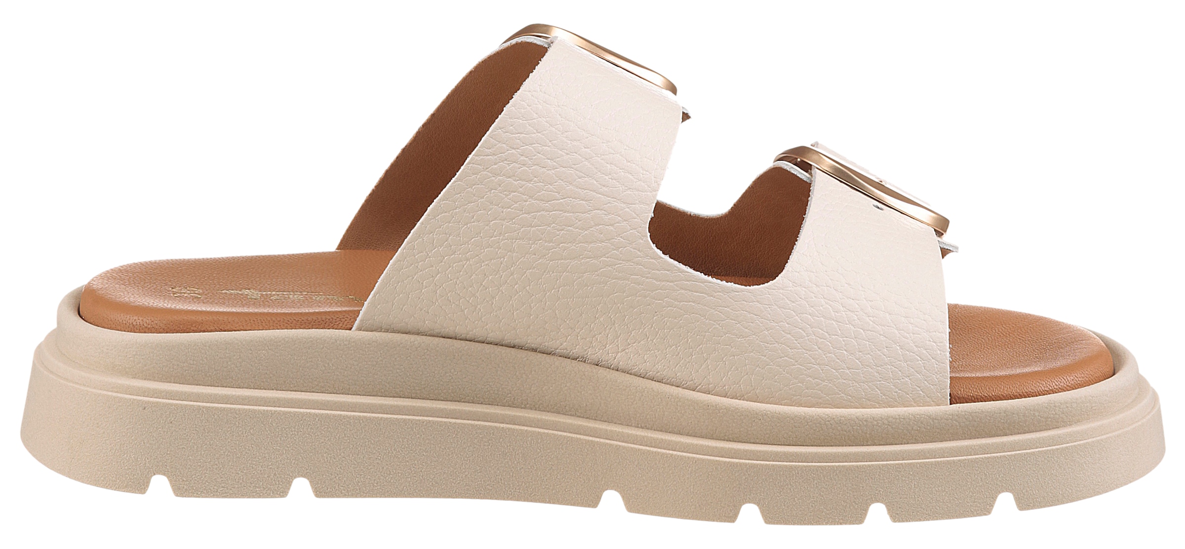 Tamaris Pantolette, Keilabsatz, Plateau, Sommerschuh, mit Touch It-Ausstattung
