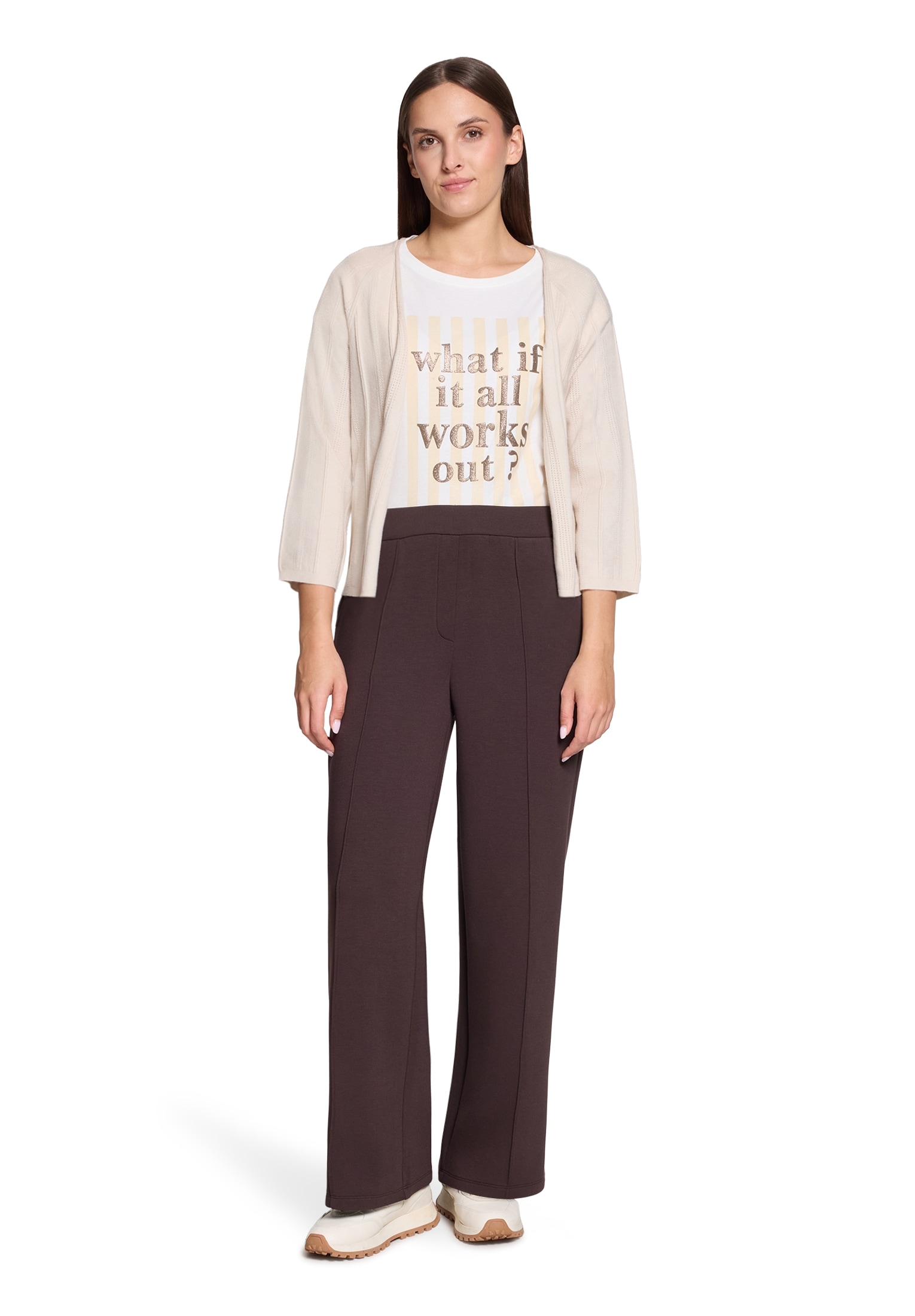 Cartoon Cardigan »Strick-Cardigan mit Rundhalsausschnitt«