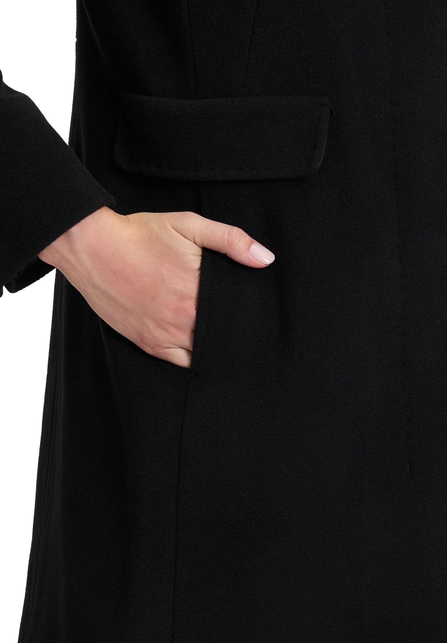 Gil Bret Wolljacke »Wollmantel mit Stehkragen«
