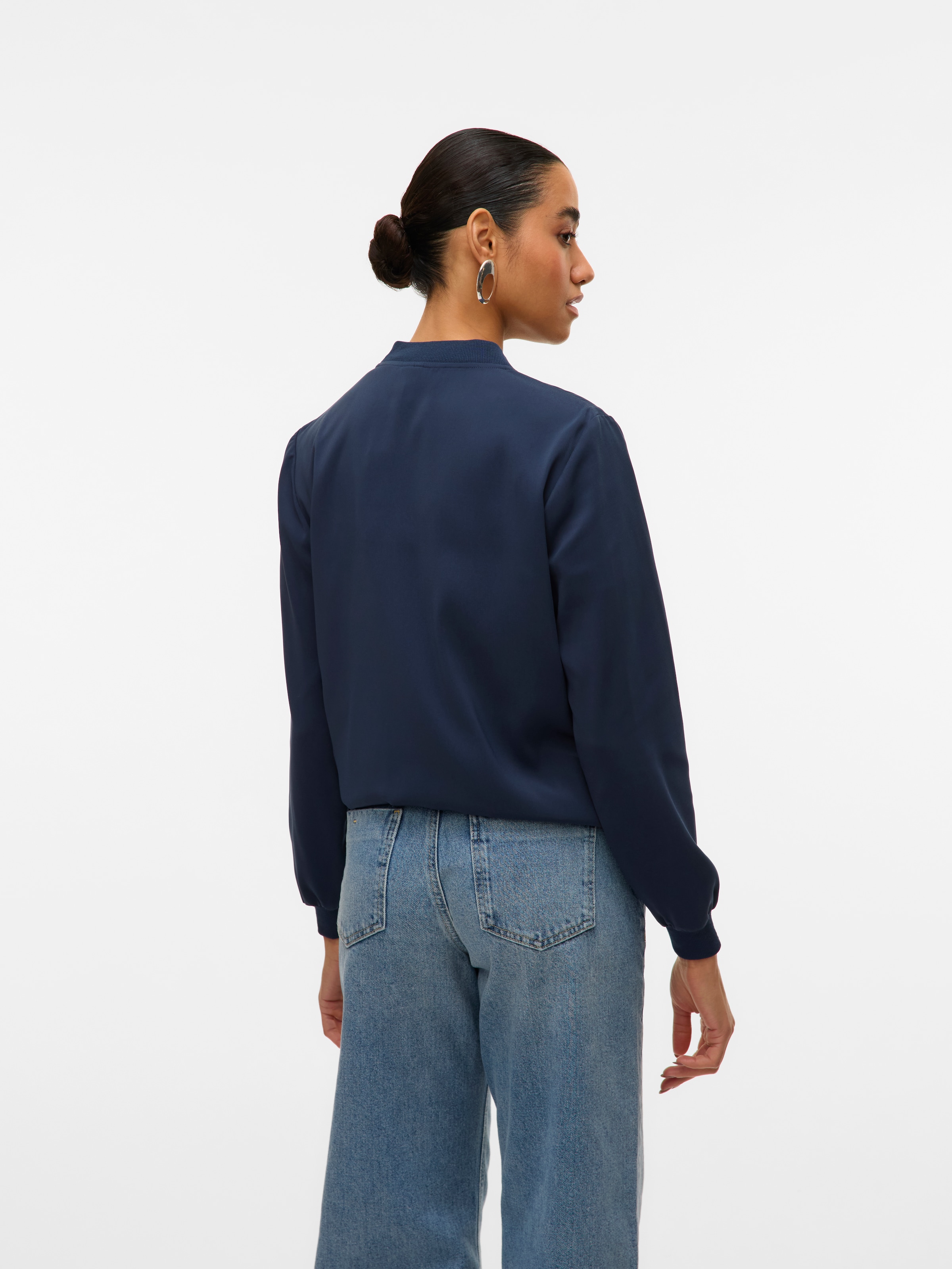 Vero Moda Blouson »VMCOCO L/S BOMBER AOP WVN NOOS« Materialmix