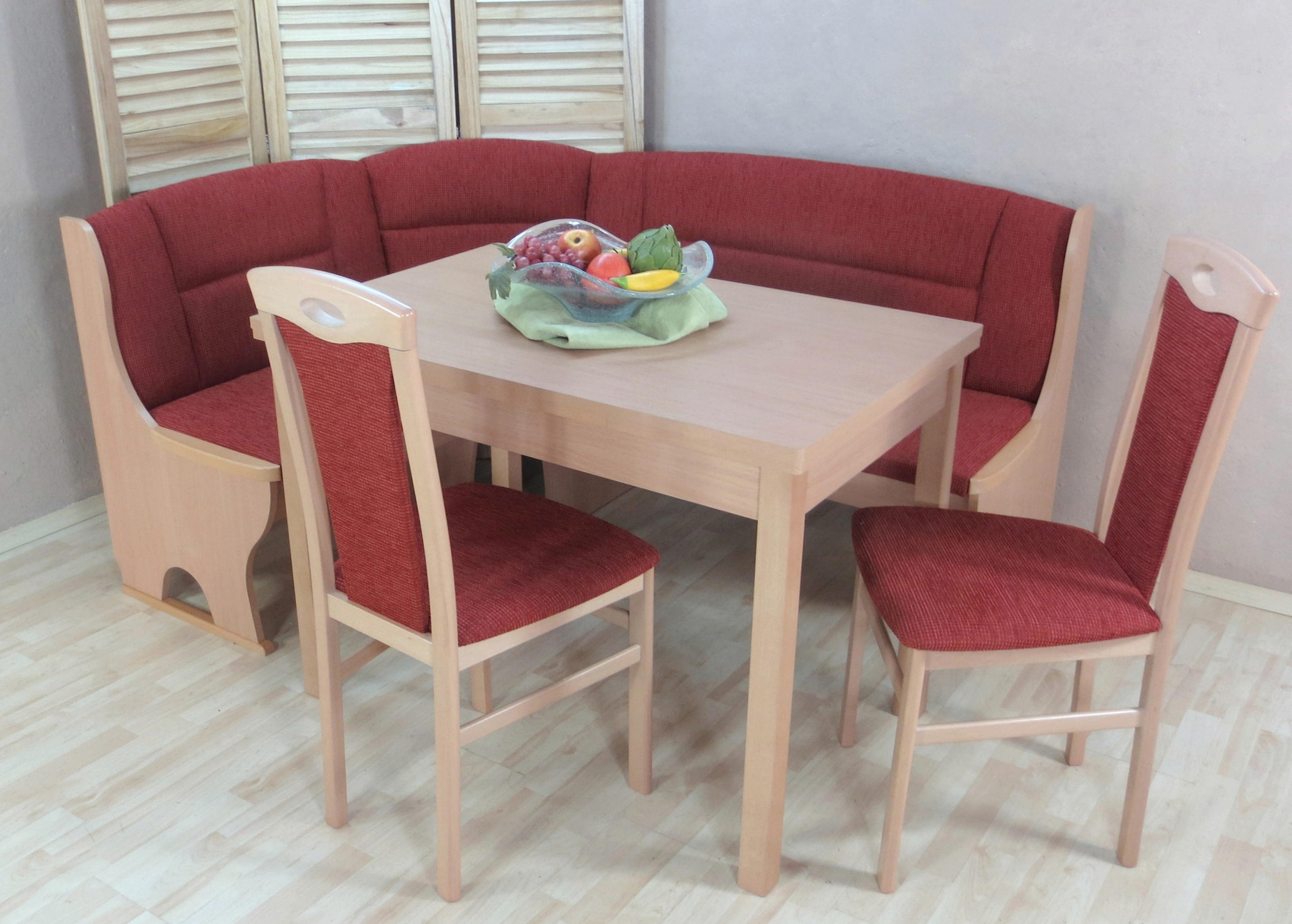 Home affaire Eckbankgruppe »Madrid«, (Set, 4 tlg.), Schenkel wechselbar