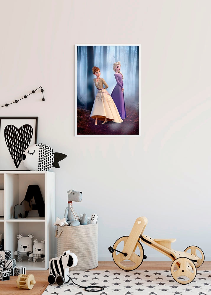 Komar Bild »Frozen Wood Walk« Disney 1 Stk. tlg. Wandbild zur Dekoration im Kinderzimmer - ohne Rahmen