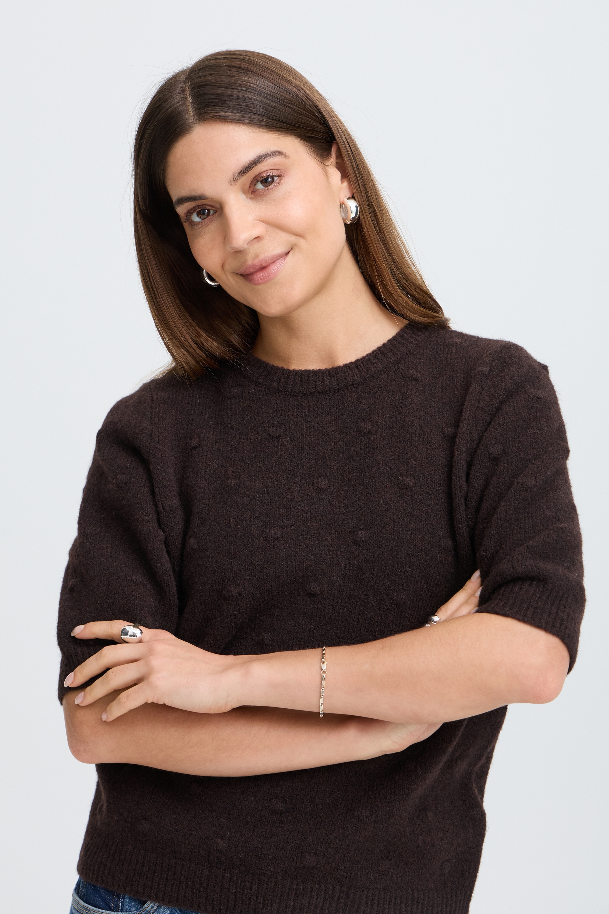 Pulz Jeans Kurzarmpullover »Damen Kurzarm-Bluse PZDAGMAR«