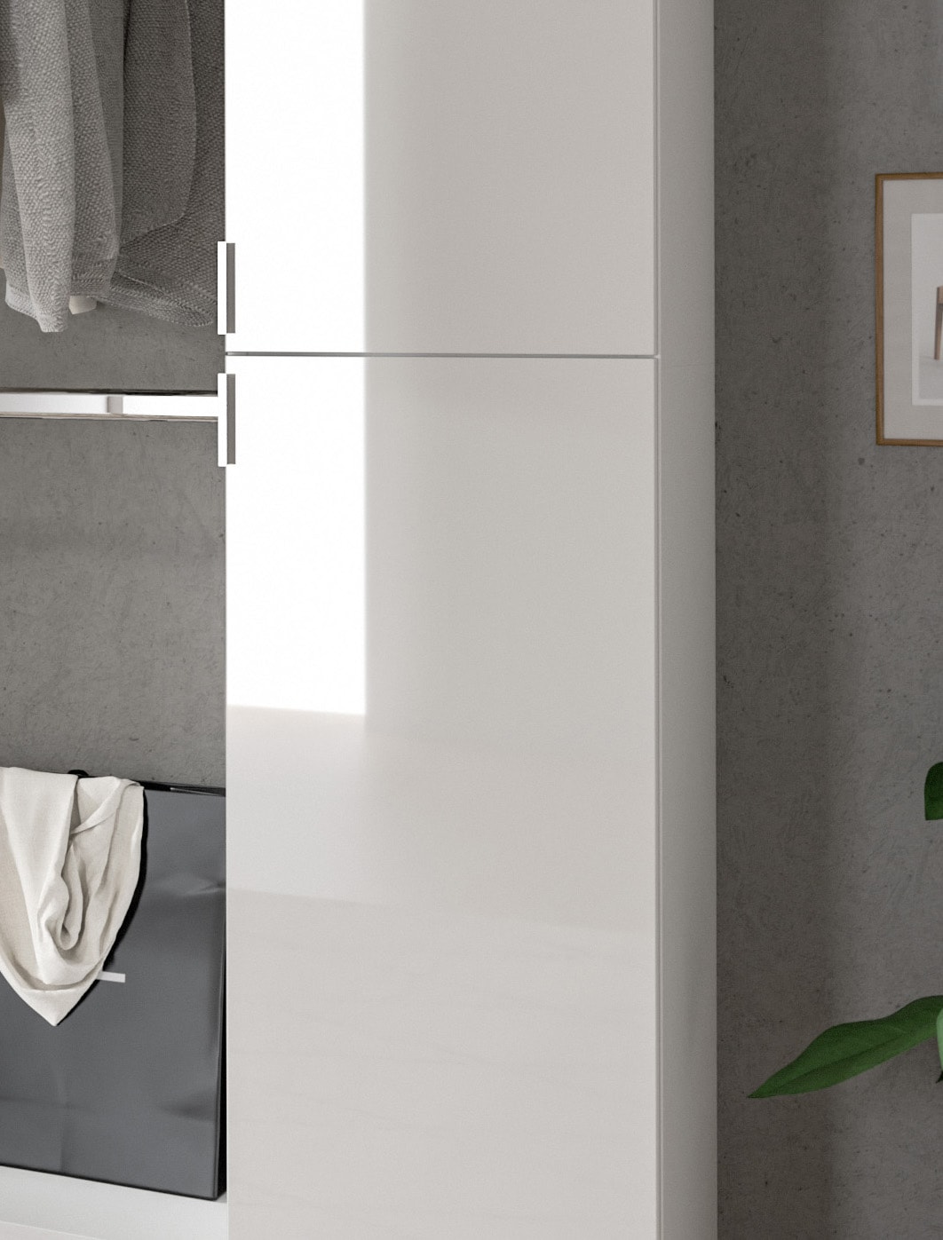 INOSIGN Garderoben-Set, (4 St.), Trondheim, Garderobenset 4-tlg., Breite 144 cm, Flur, Diele, Garderobe