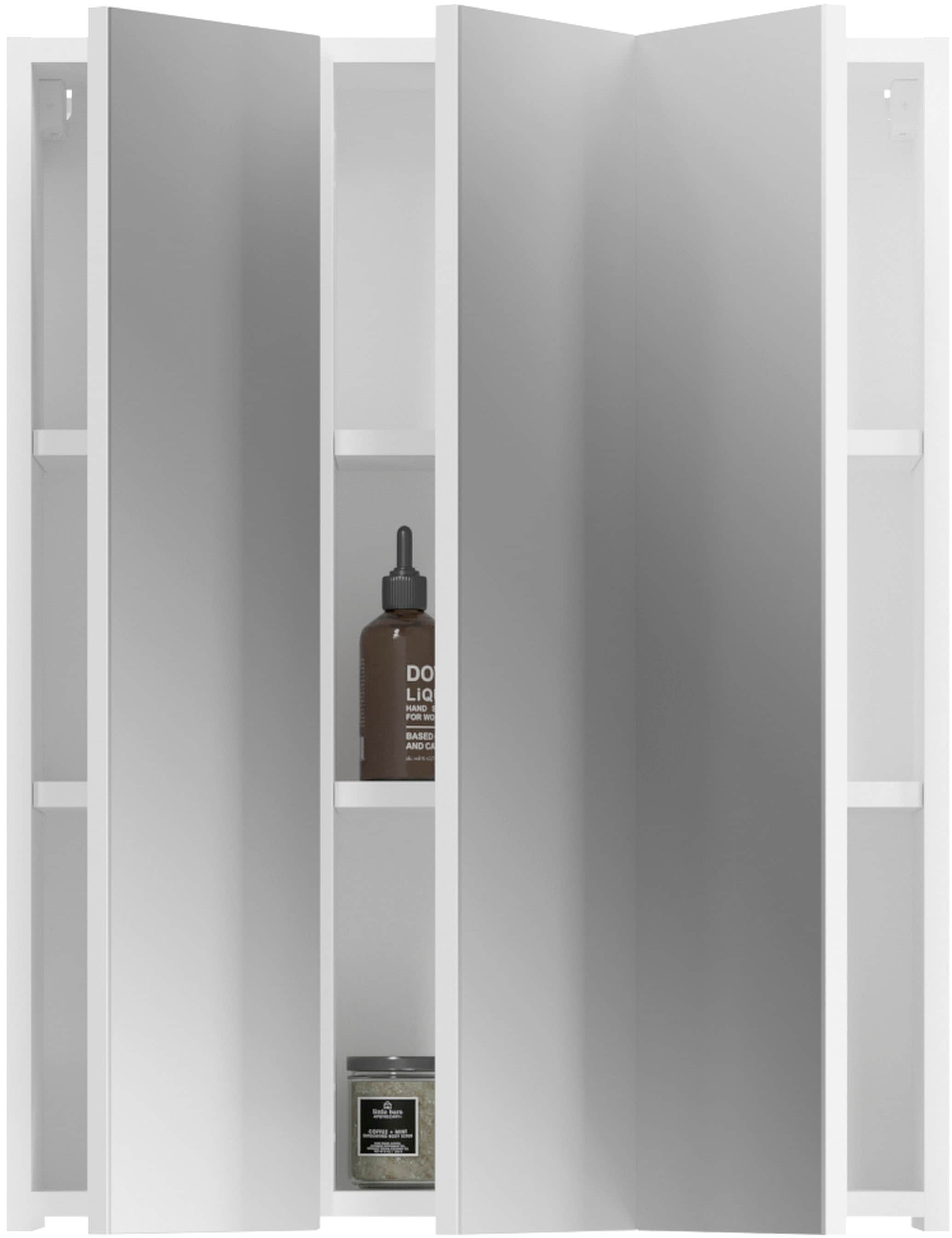 kaufen cm Badezimmerspiegelschrank UNIVERSAL Breite Home Spiegeltüren, »Halmstad«, 3 St.), | 60 (1 Badmöbel, affaire
