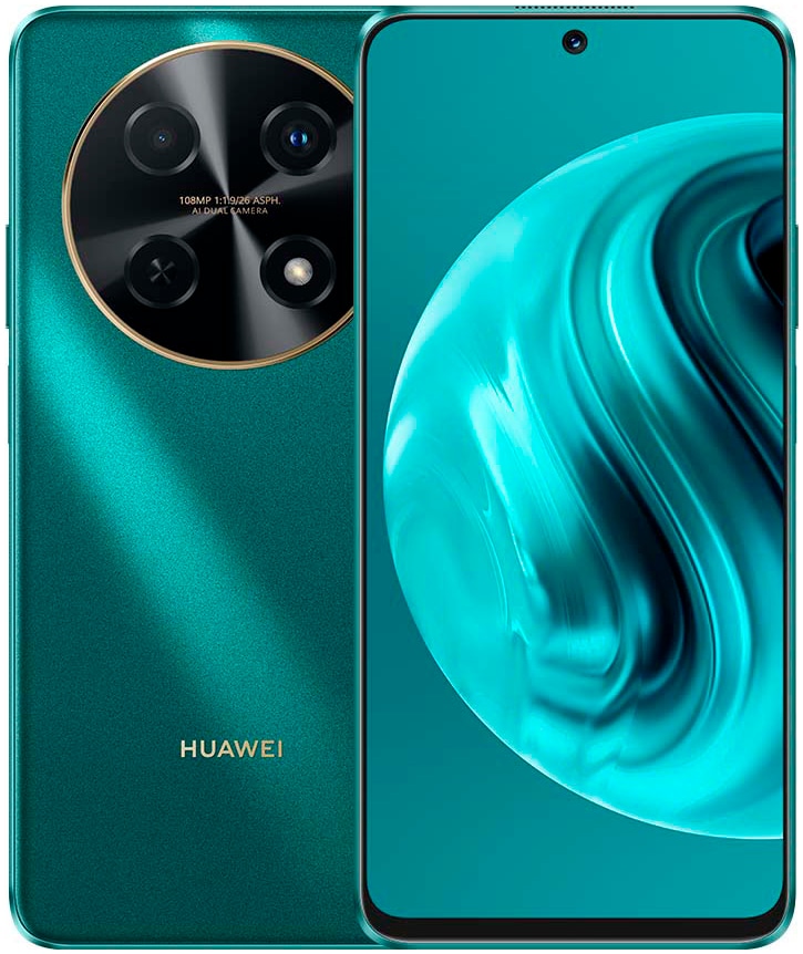 Huawei Smartphone »Nova 12i 8 GB / 128 GB«, Petrol;Gold, 108 MP + 2 MP Dualkamera