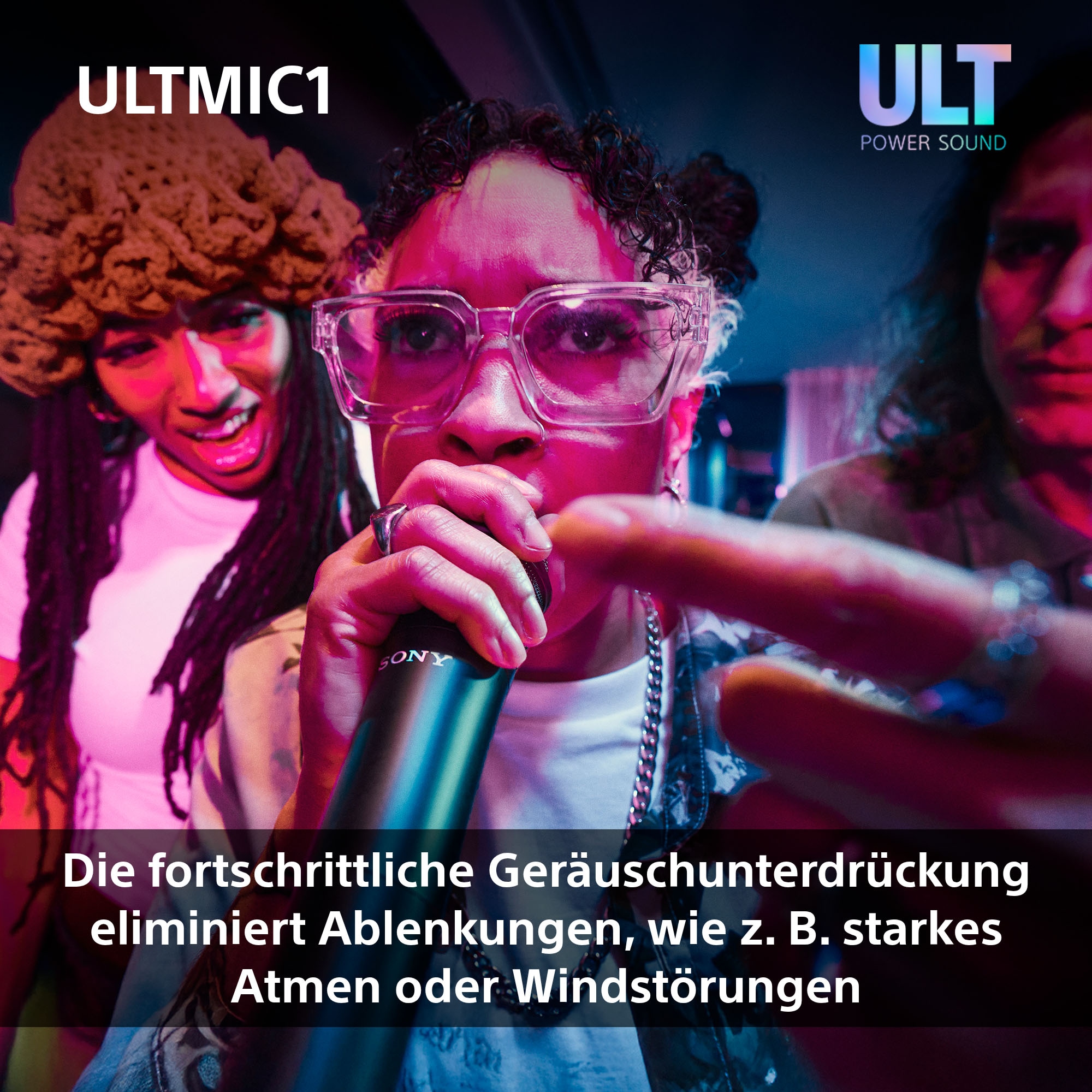 Sony Party-Lautsprecher »ULT Tower 9AC + ULT MIC1«, (Set)
