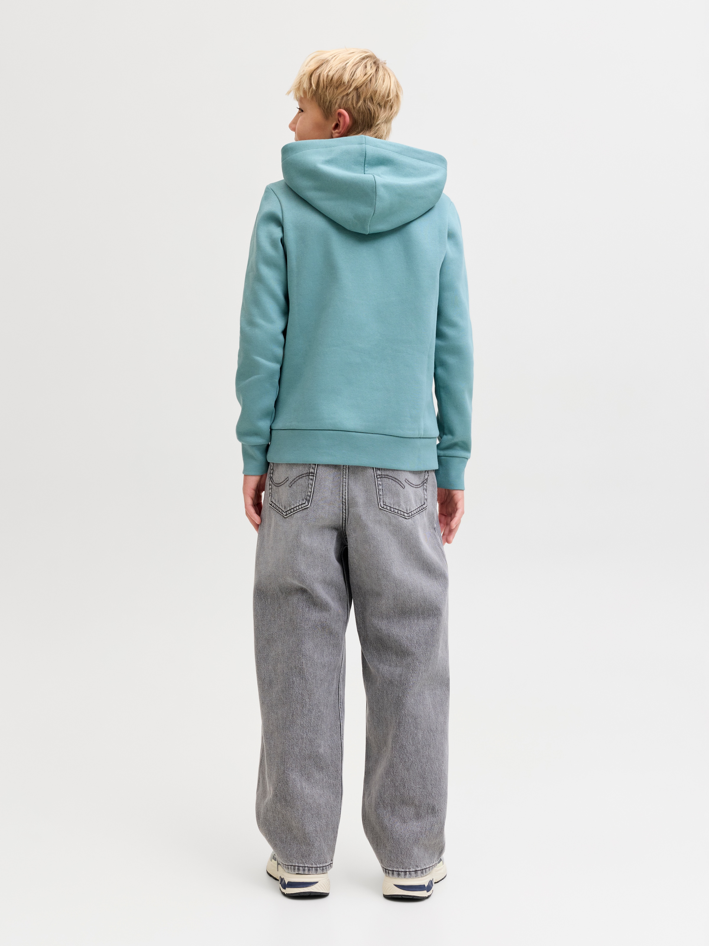 Jack & Jones Junior Kapuzensweatshirt »JJELOGO SWEAT HOOD 2 COL AW25 NOOS JNR«
