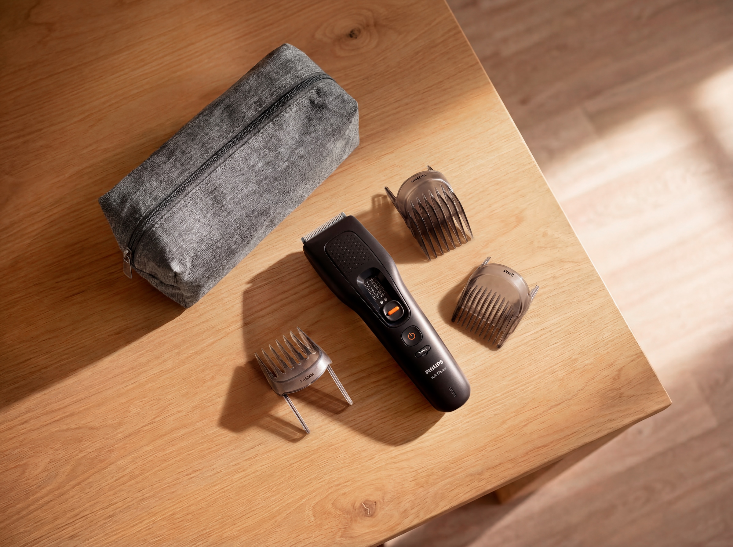 Philips Haarschneider »Serie 5000 HC5733/15« 2 Aufsätze 16 Längeneinstellungen, Turbo Modus und PowerAdapt Sensor