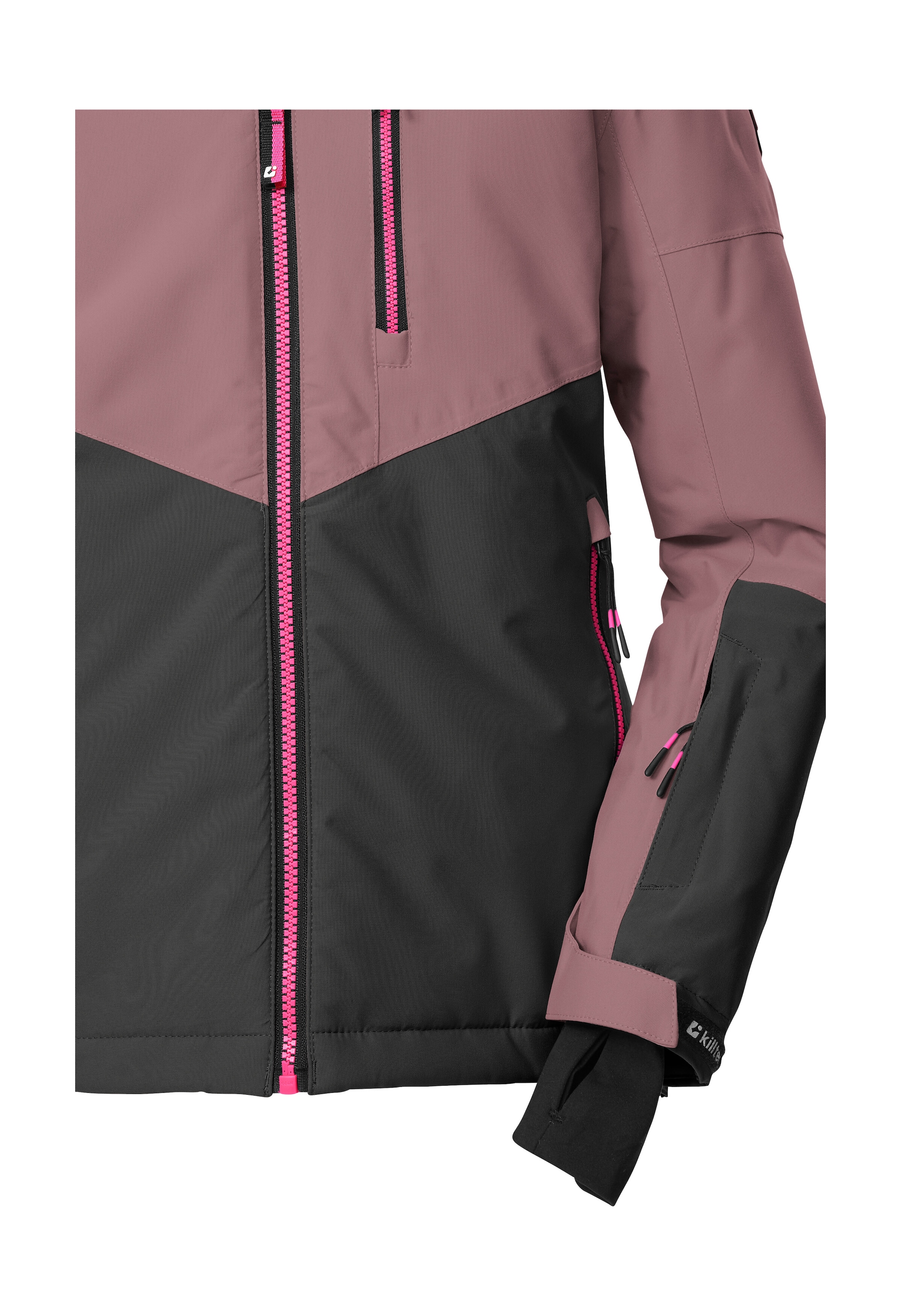 Killtec Skijacke »KSW 207 GRLS SKI JCKT«, Wasserdichte, atmungsaktive Kinderjacke mit reflektierenden Details