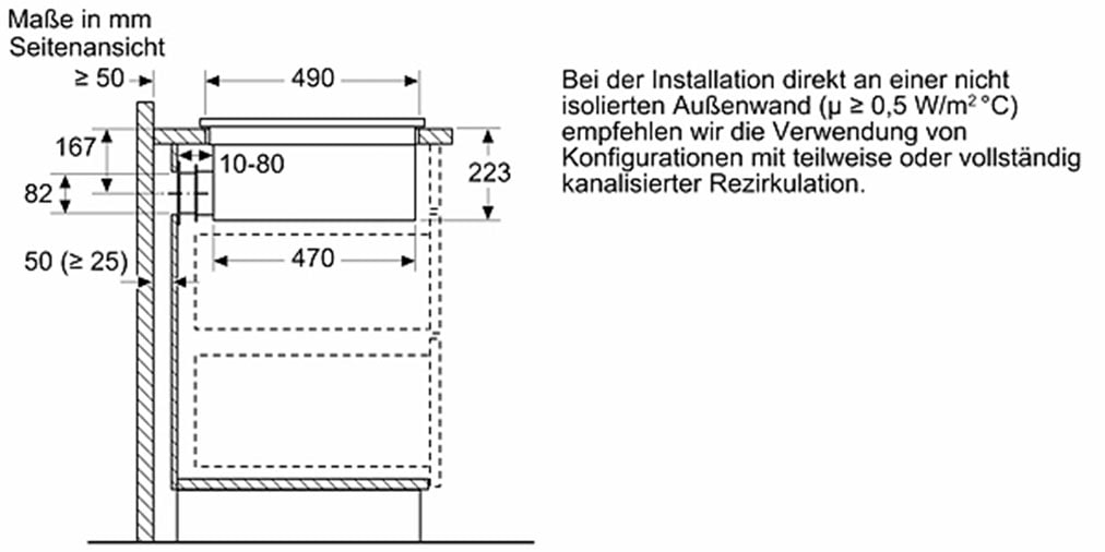 SIEMENS Kochfeld mit Dunstabzug »ED611BS16E«, mit Flachkanal
