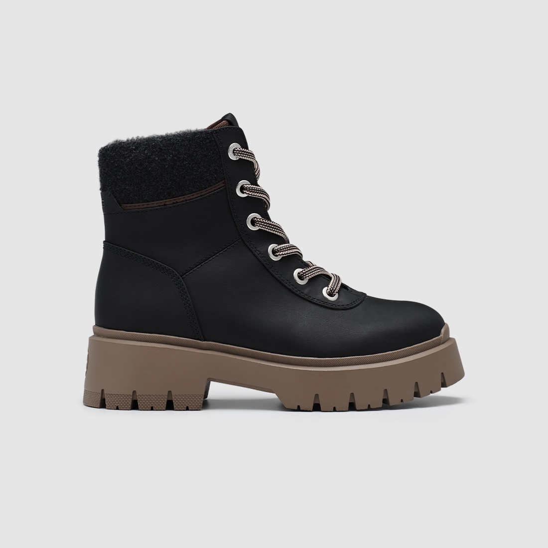 Esprit Schnürboots »MILLIE«  Schnürstiefelette mit kuscheligem Warmfutter und Profilsohle