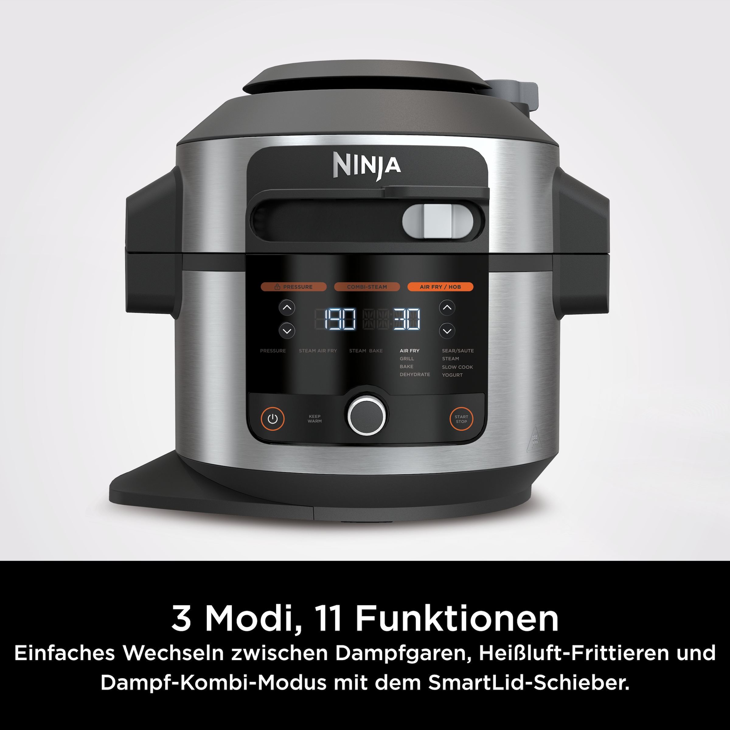 NINJA Multikocher »Foodi 11-in-1 SmartLid Multikocher OL550EU«