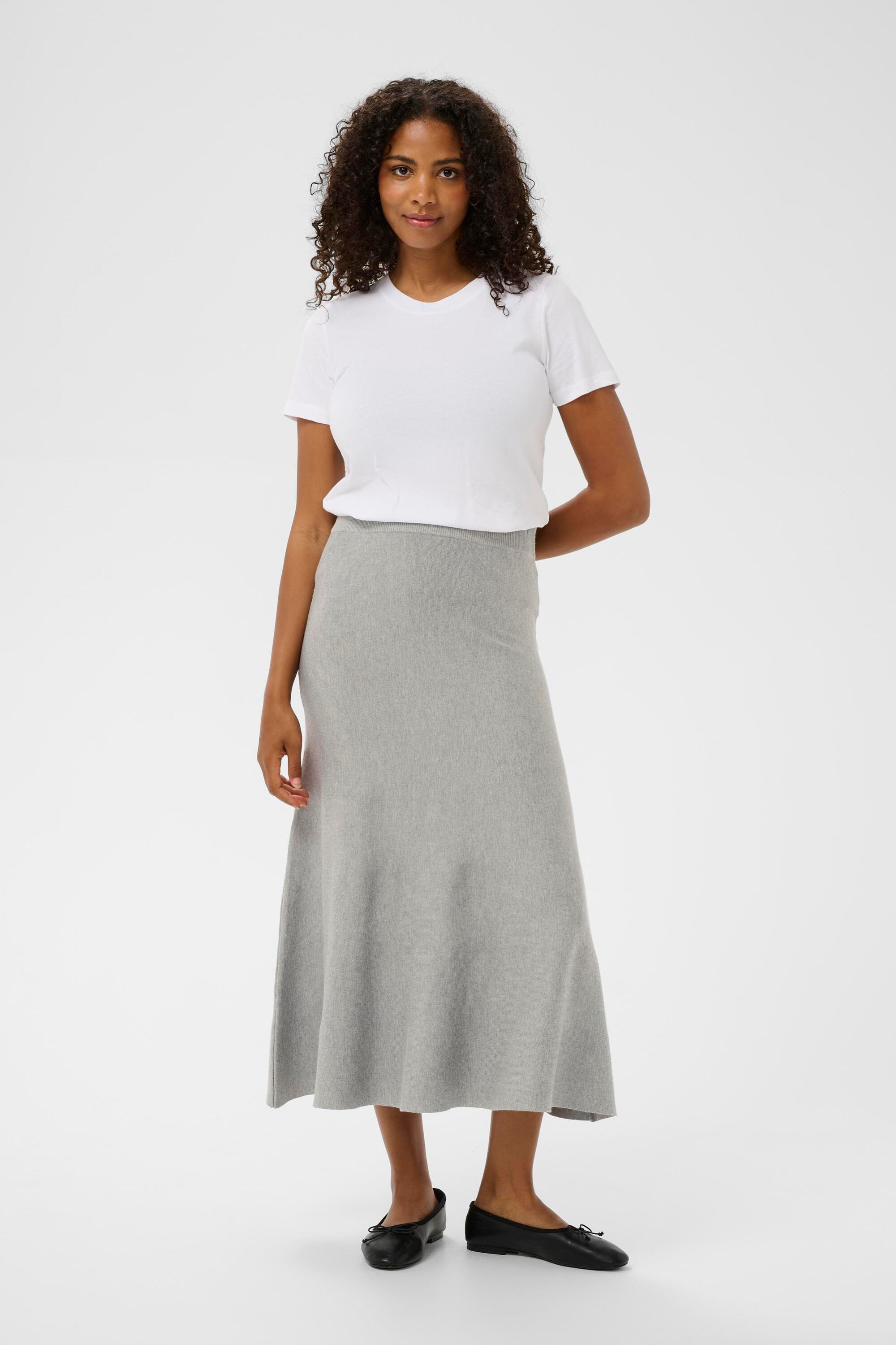 KAFFE Midirock »Damen Rock KAmalina«