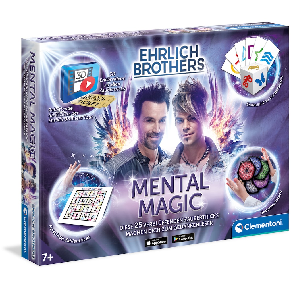 Clementoni® Zauberkasten »Ehrlich Brothers, Mental Magic«, Made in Europe