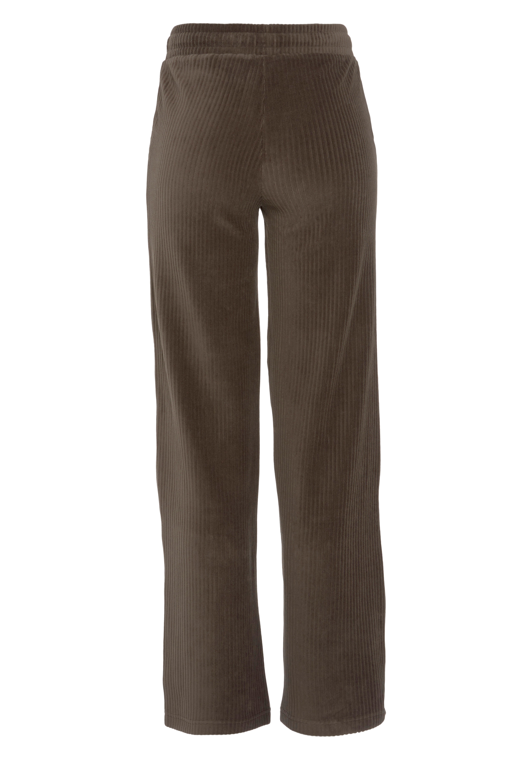 Vivance Homewearhose, mit breiter elastischen Cord Struktur, Loungewear